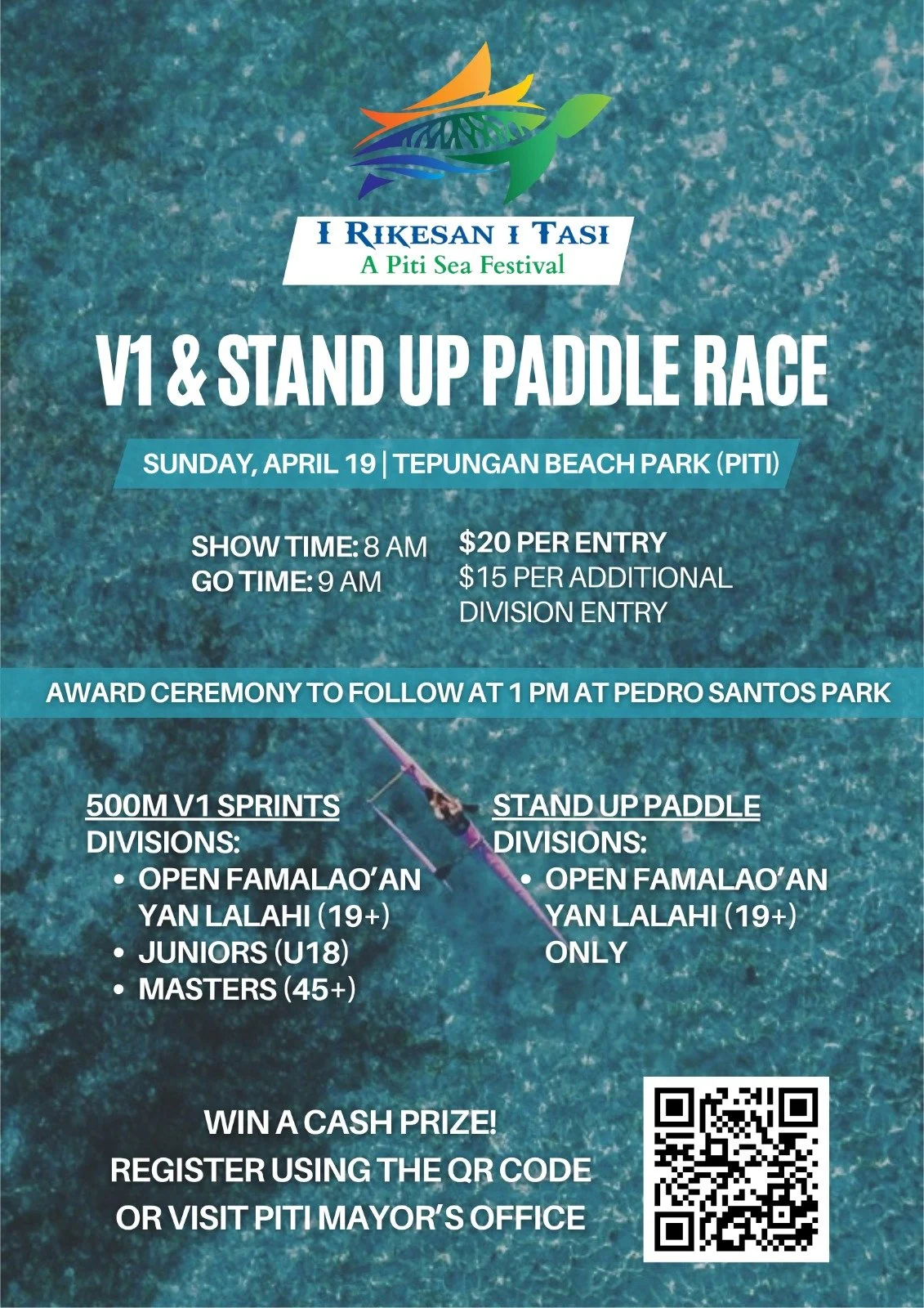 I Rikesan i Tasi (A Piti Sea Festival) V1 and SUP Race