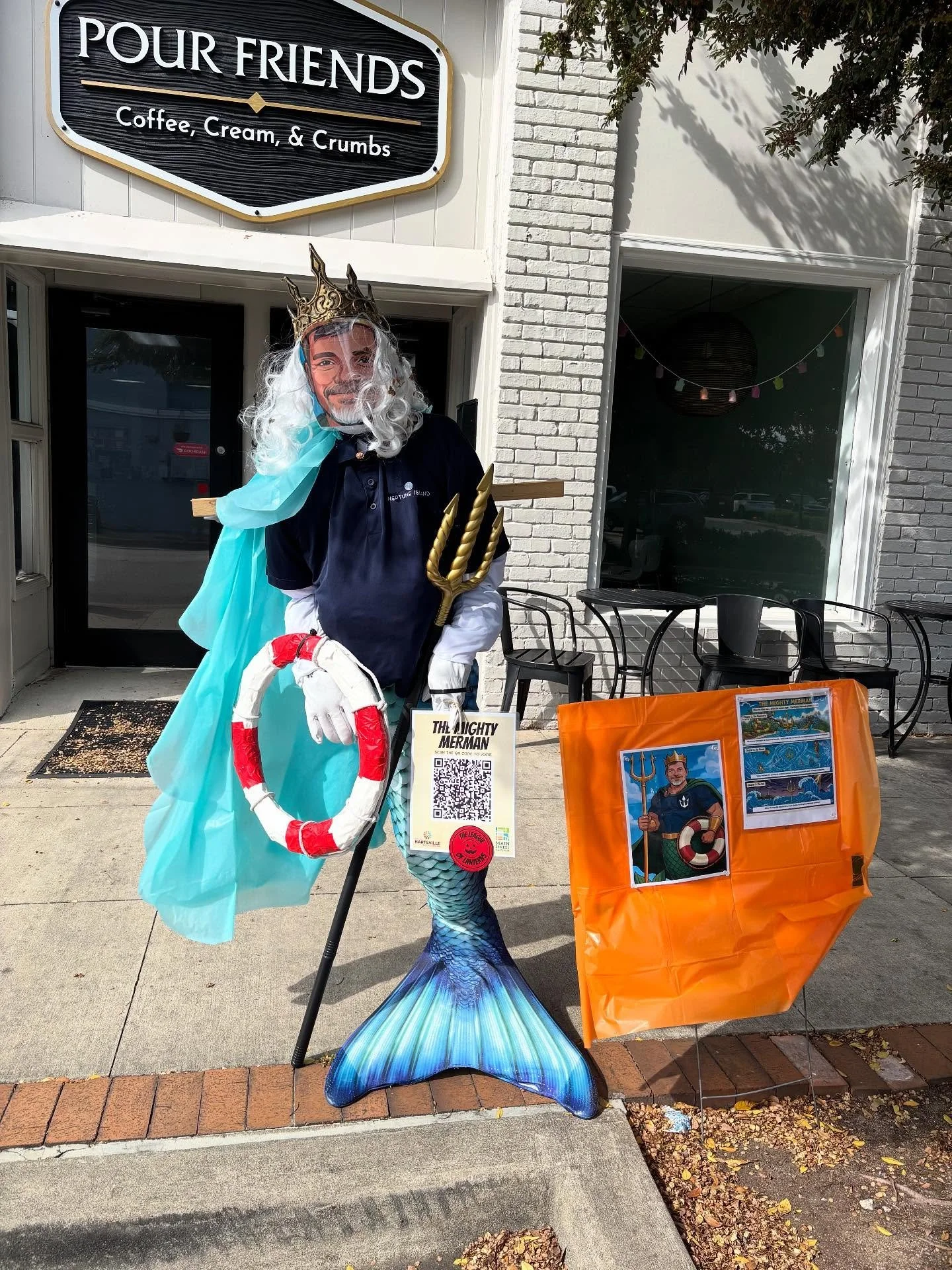 The Downtown Scarecrow Showcase is in Full Swing! 
Don&rsquo;t forget to cast your vote for your favorite scarecrow! Just scan the QR code displayed with each entry to vote. There are only 10 days left so make your vote count and support your favorit