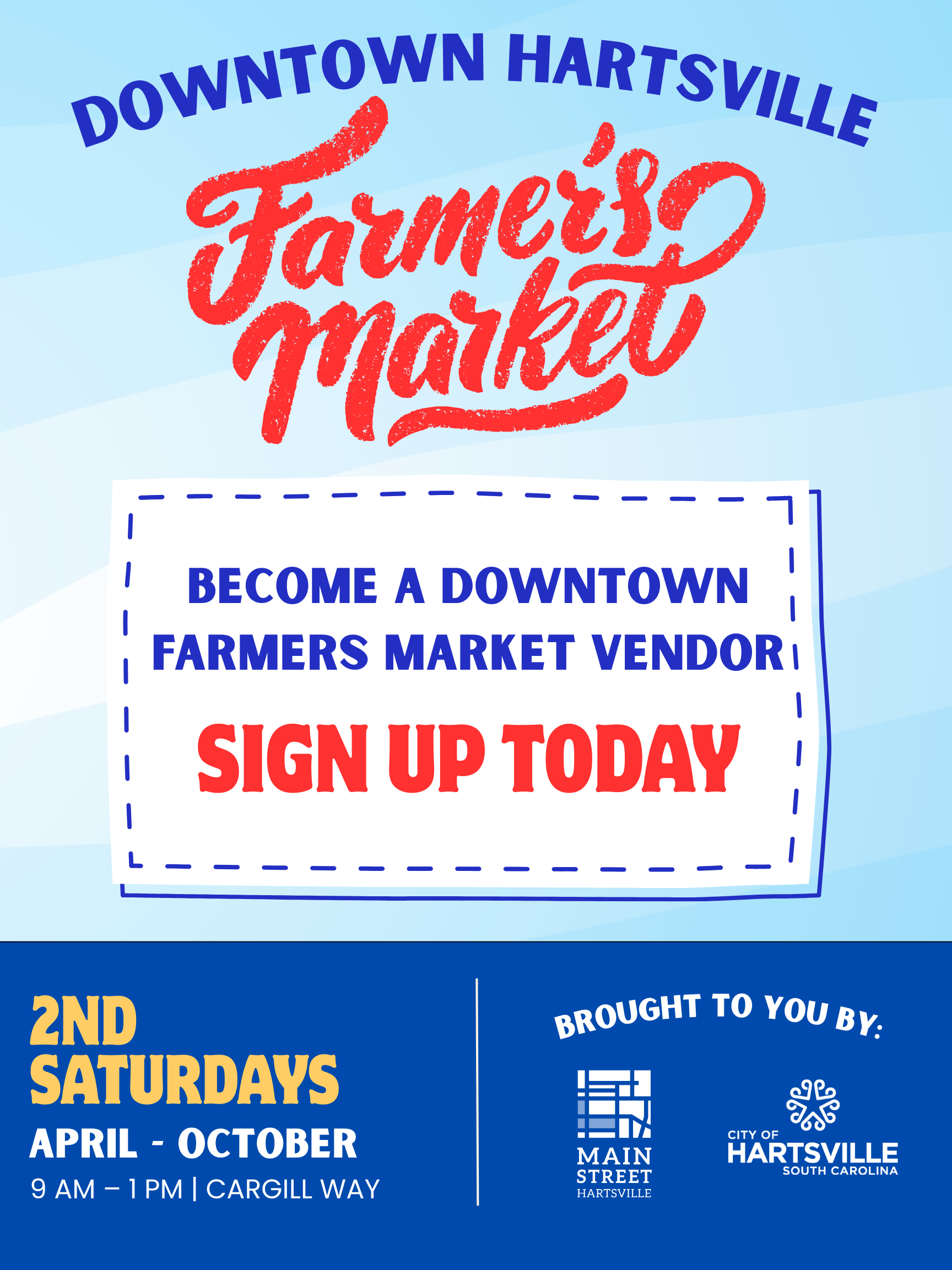 Vendor Applications Now Open for the Downtown Hartsville Farmers Market