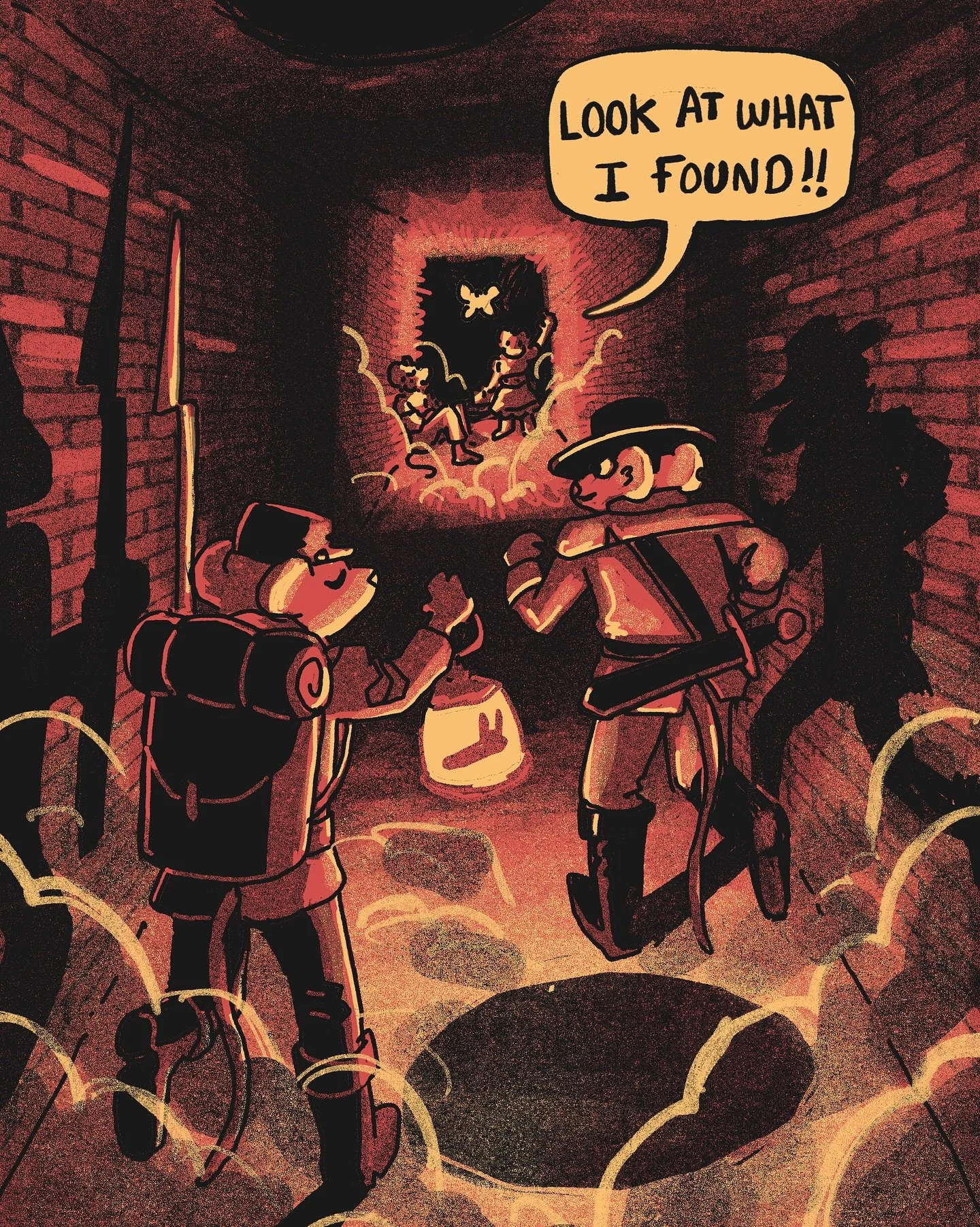 DS No. 60 &ldquo;Titration&rdquo;
The difference between benign and baleful is often just the dose.

#dungeon #adventure #potion #fog# mice #graphicnov #comic #exquisitecorpse #improvisationalart