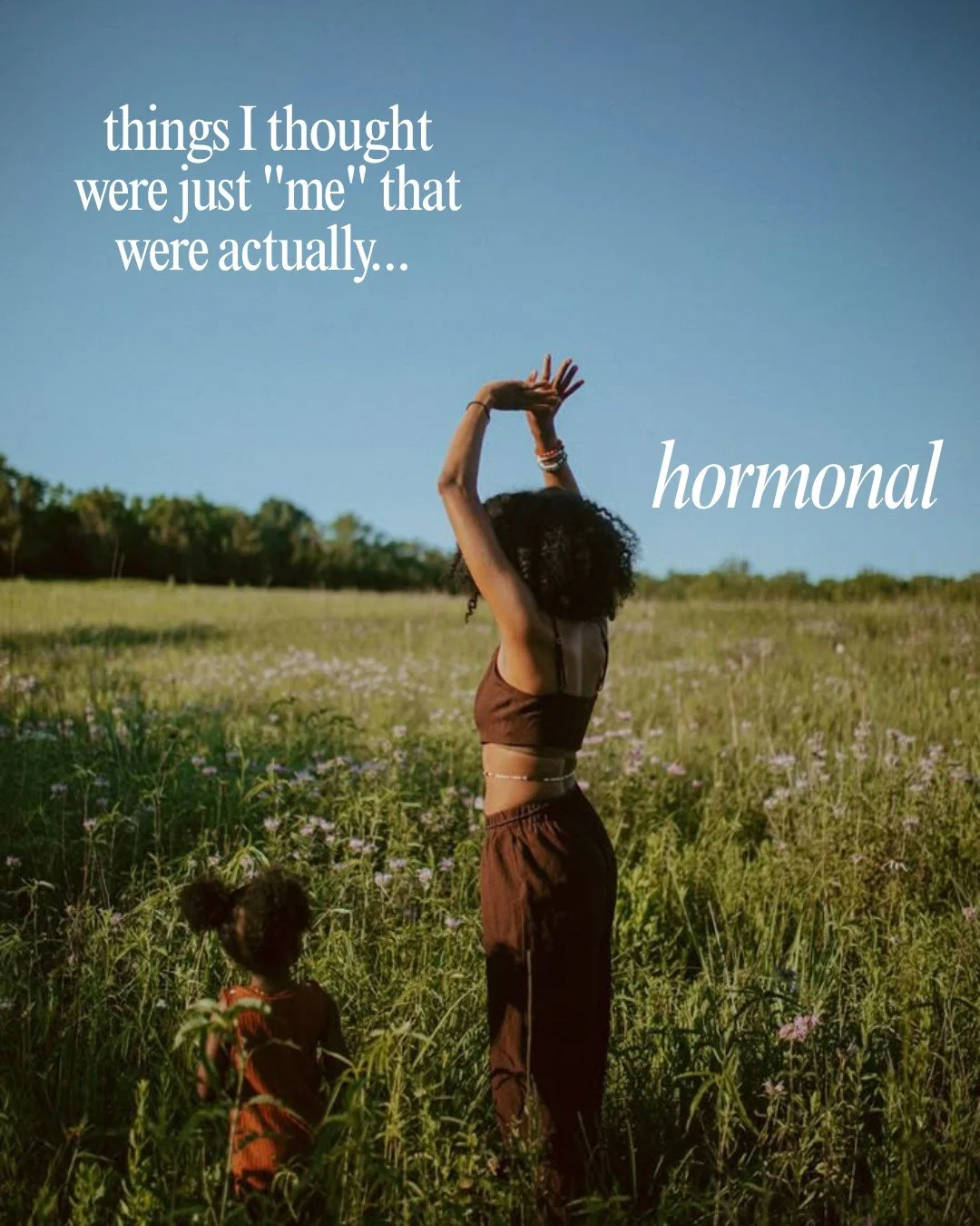 Things I thought were just &ldquo;me&rdquo;&hellip; that were actually hormonal

✨ Insomnia for no reason
✨  Losing patience fast
✨ Feeling invisible
✨ Brain fog at work
✨ Sudden food cravings
✨ Not recognizing yourself

You&rsquo;re not crazy. You&r