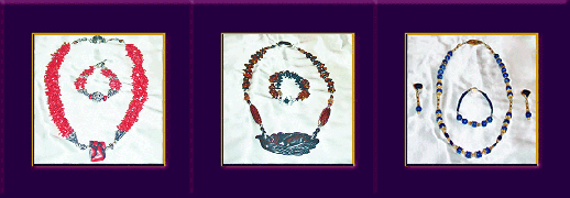 Jeanne Burrows-Johnson, "Trio 3 of jewelry Designs"