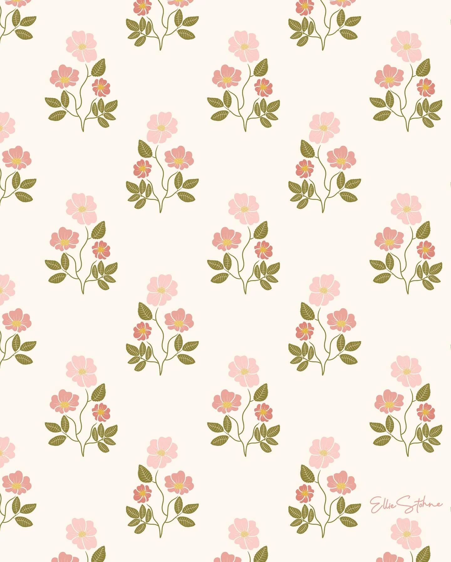 Introducing Blushfield. This piece is the hero of the collection. Keep exploring by visiting my website or reach out to chat about licensing. 
.
.
.
.
#Illustration #SurfaceDesign #ArtLicensing #Artist #DigitalArtist #Illustrator #SurfaceDesigner #Or