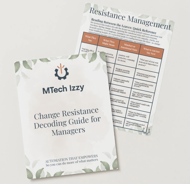 Change Resistance Decoded