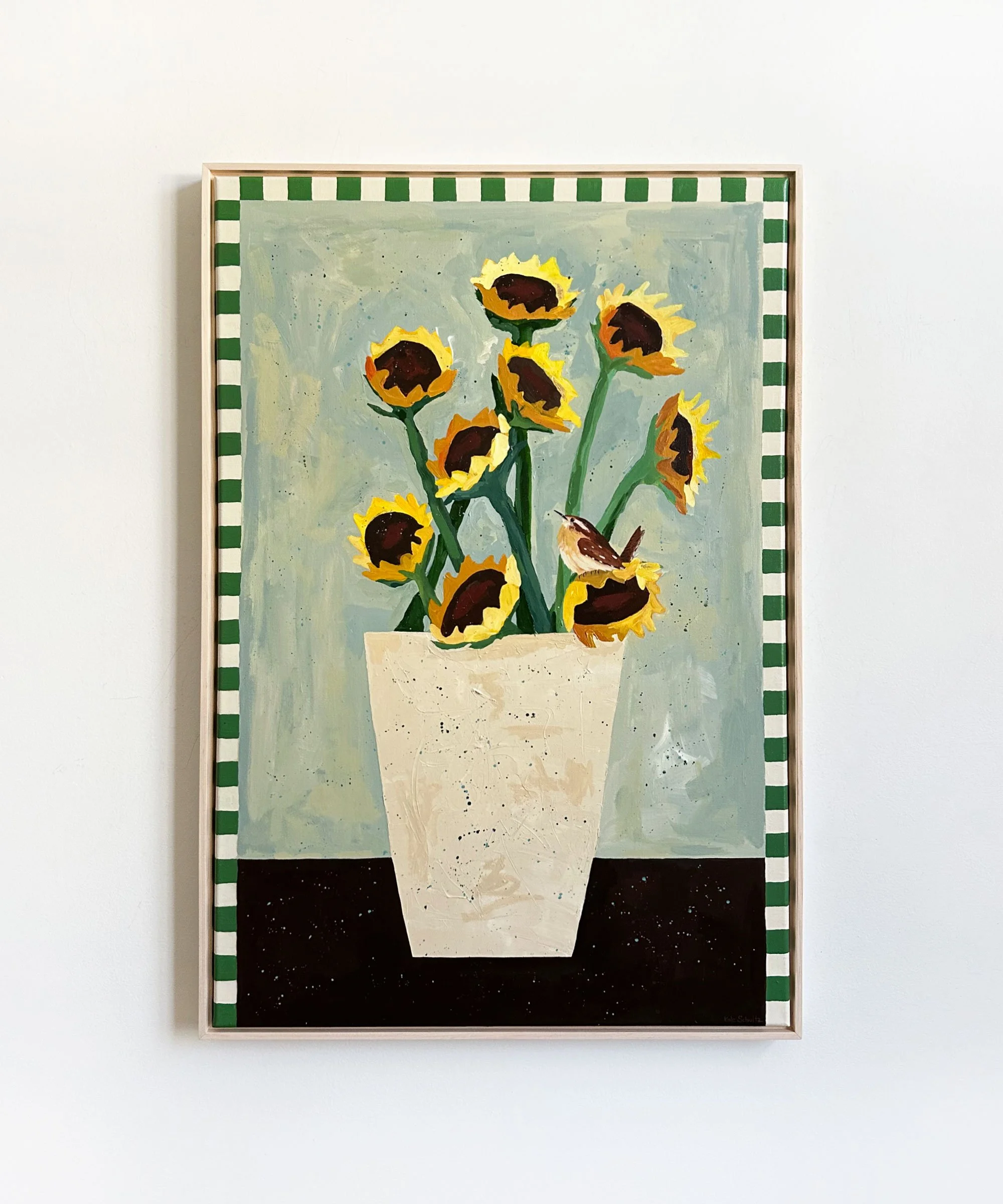 5.Wreninthesunflowers_green_24x36.jpg