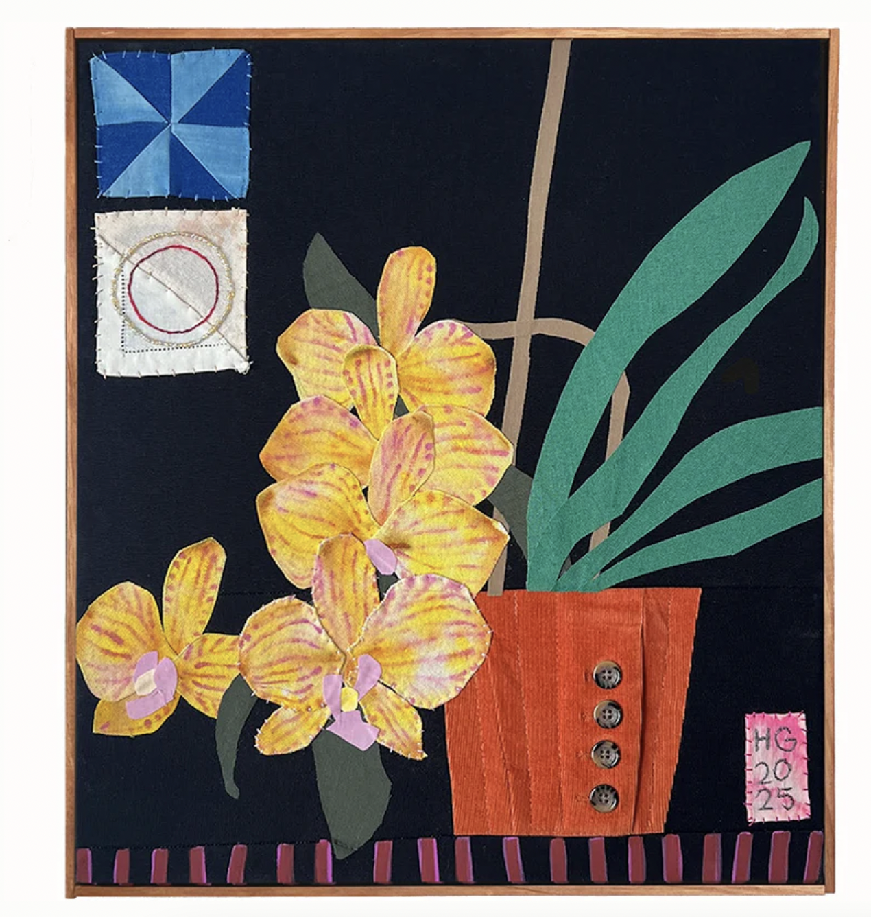 "Yellow Orchids" by Hannah Goff 