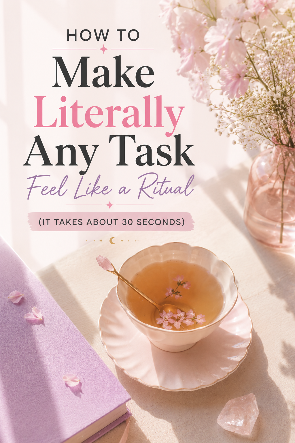 How to Make Literally Any Task Feel Like a Ritual (It Takes About 30 Seconds)