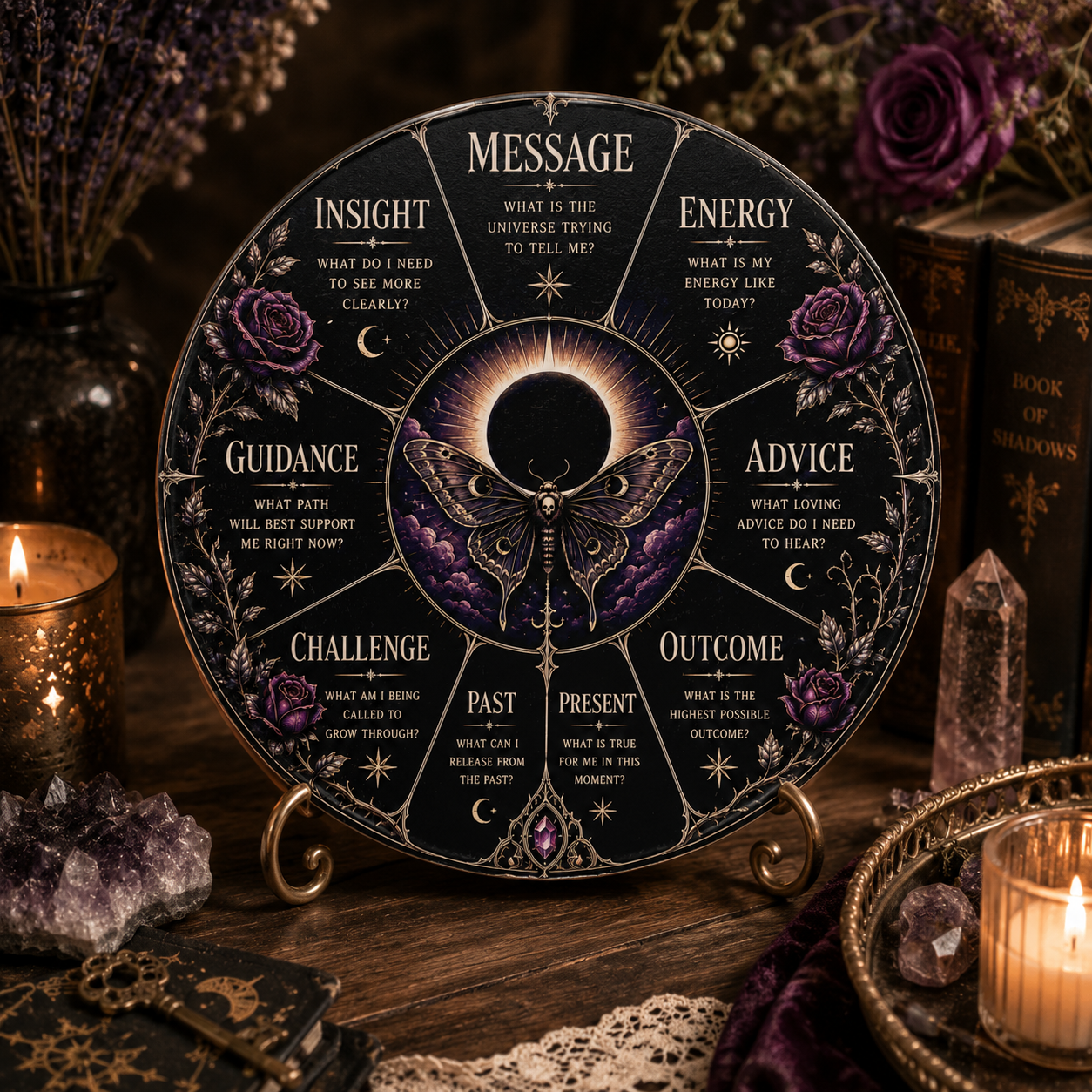 Mini Pendulum Oracle Board - Briar