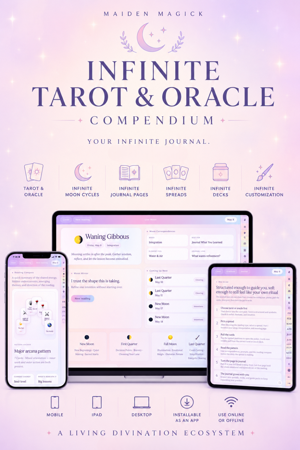 The Infinite Tarot & Oracle Compendium