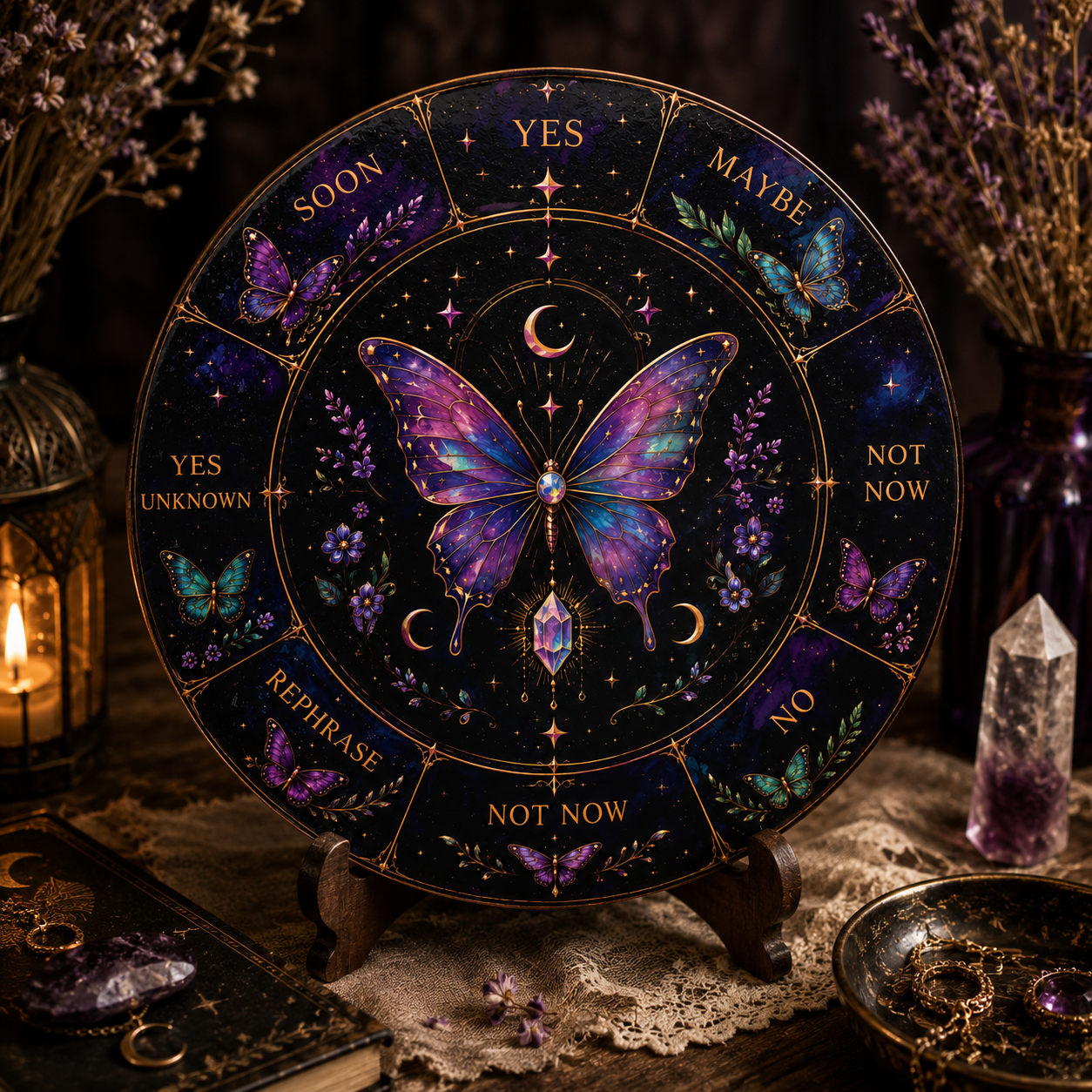 Mini Pendulum Oracle Board - Chrysalis