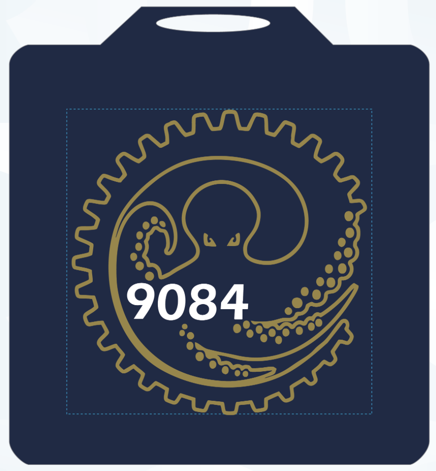 Octobots Vinyl Stadium Cushion