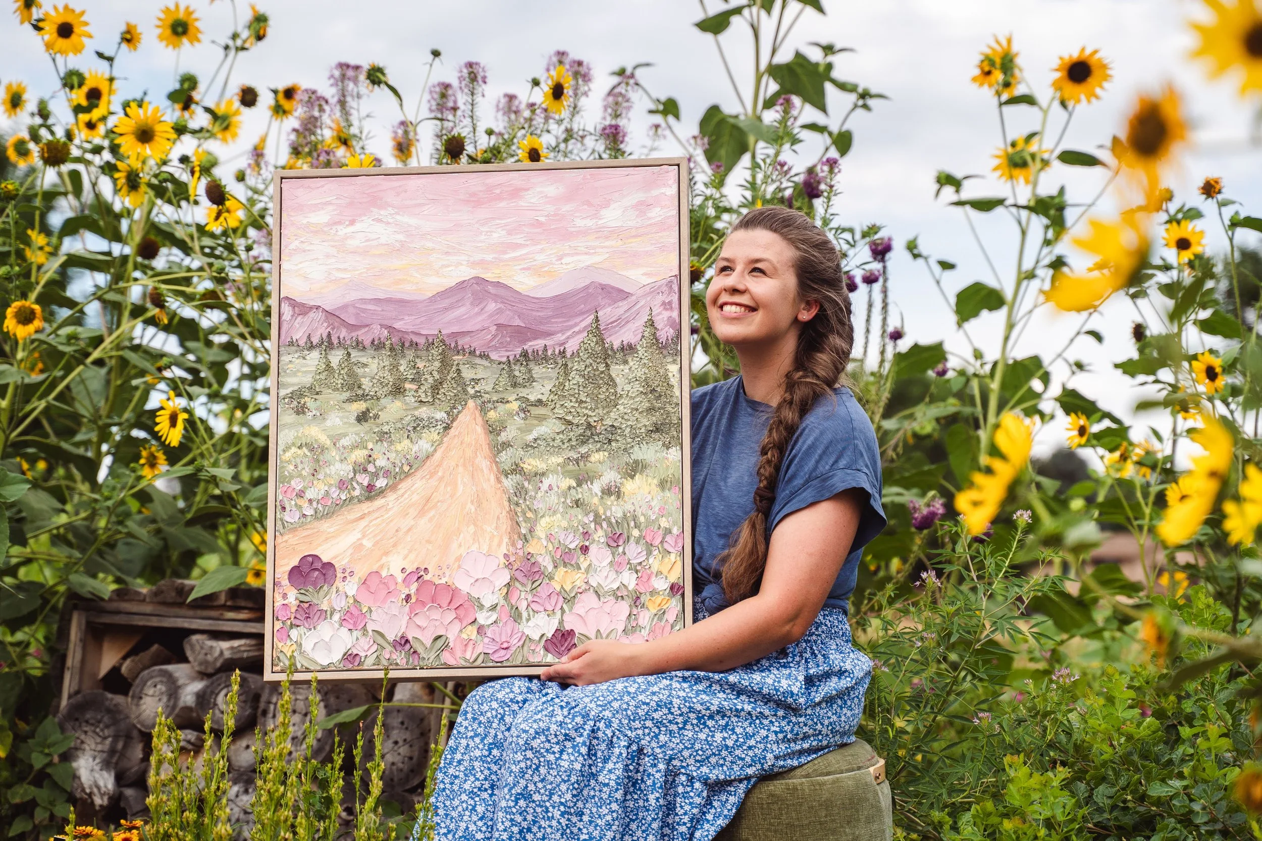 STRENGTH FOR THE JOURNEY | Original Oil Painting