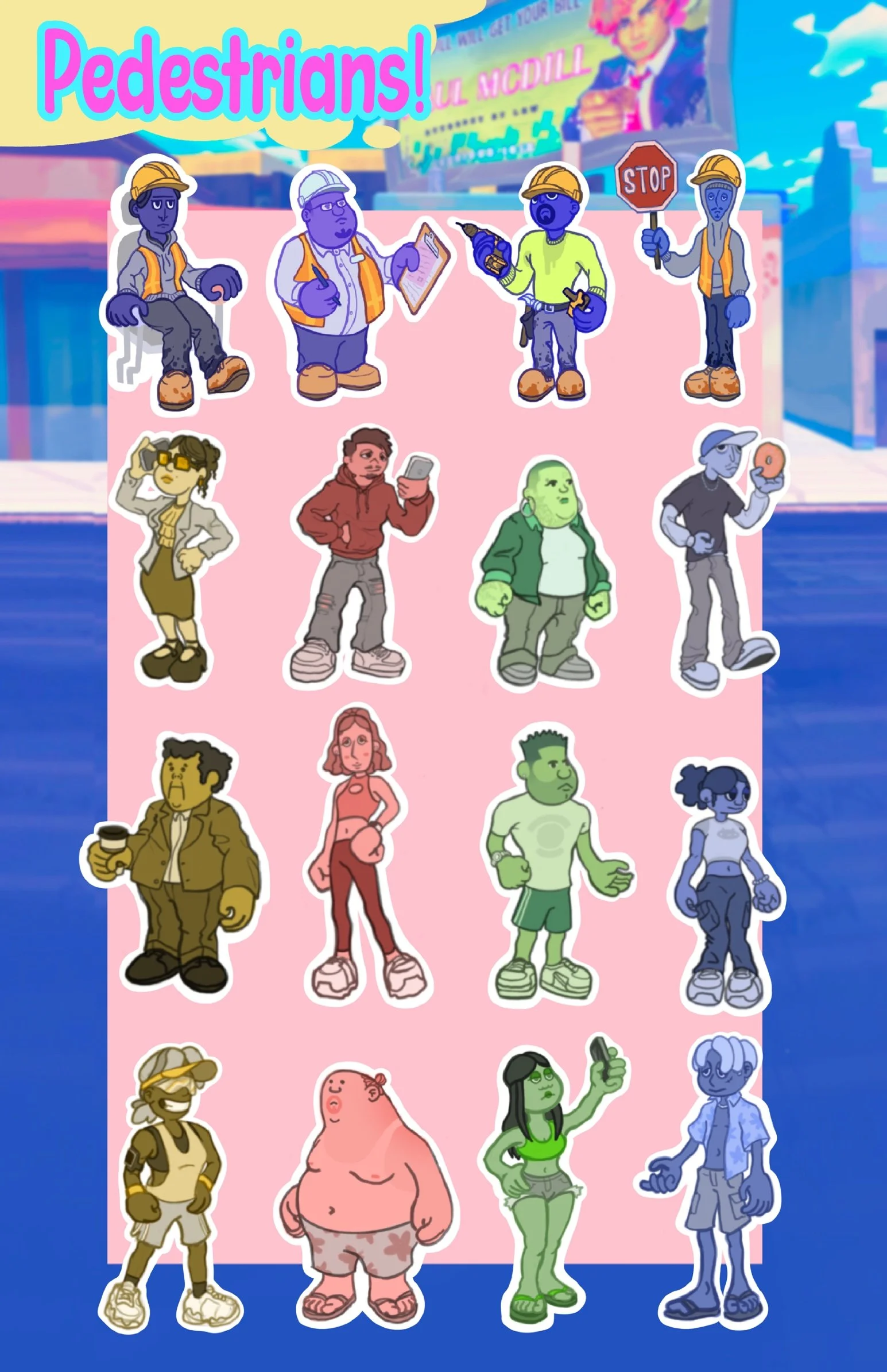 Pedestrian / NPC Designs