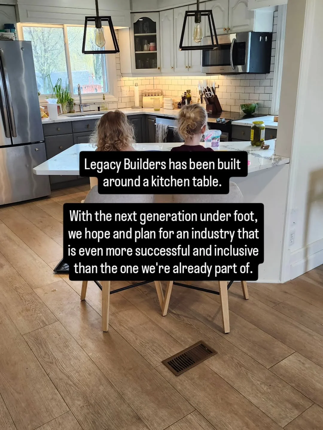 This is what our Saturdays look like over at Legacy Builders💁&zwj;♀️

Children under foot, laptops open, planning programs and scheduling, in between snack requests and nap times. 

Focused on the future and growth of the industry so that the next g