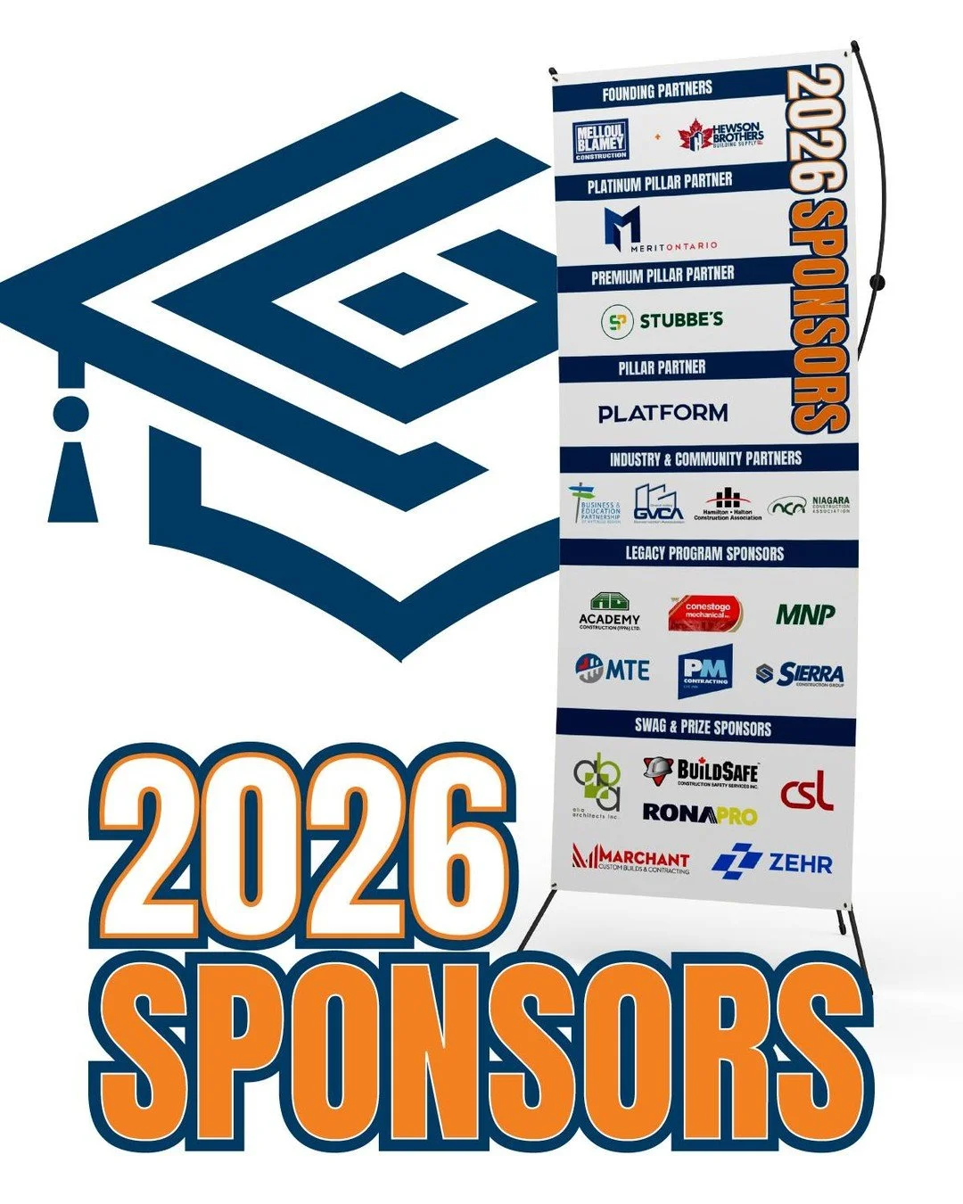THANK YOU TO OUR 2026 SPONSORS 👏 Because of your support, Legacy Builders is expanding even further this fall, bringing construction career education to more schools, more communities, and thousands more students across Ontario.

What started as a l