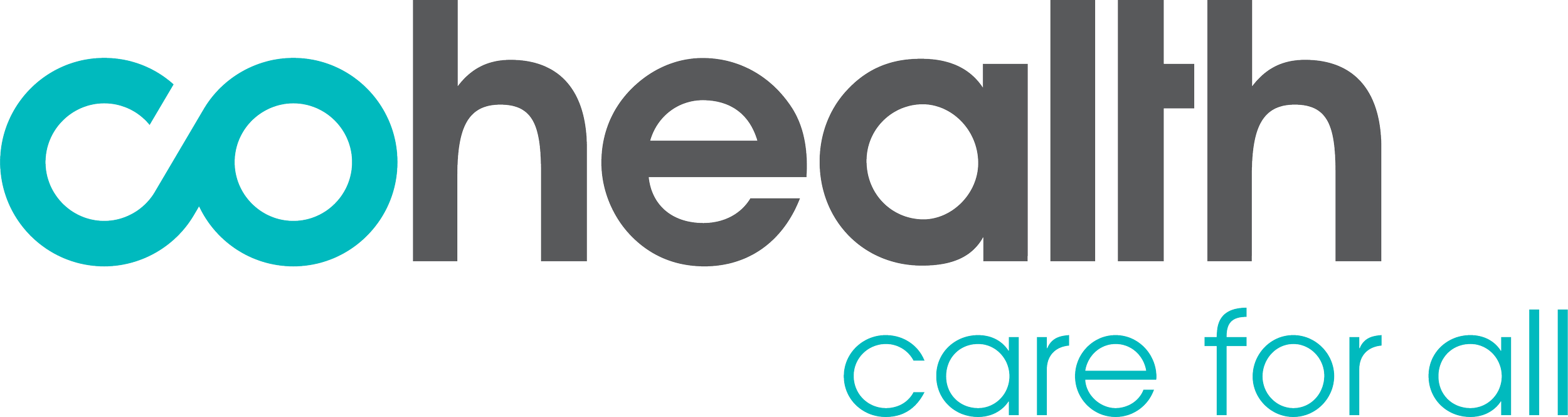 The image displays the CoHealth logo with the tagline "care for all" underneath.