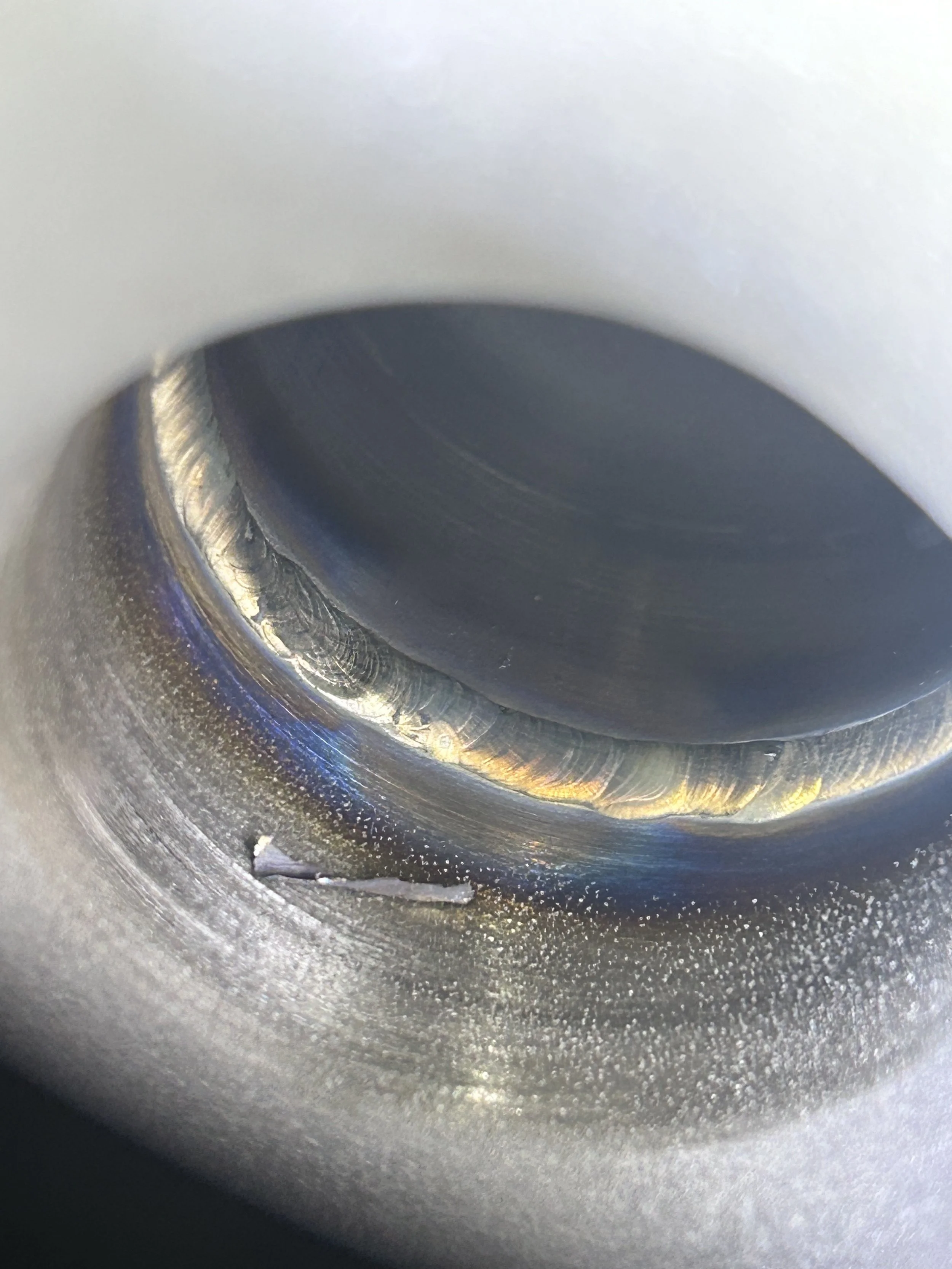 a perfect root weld on pipe in fraser valley