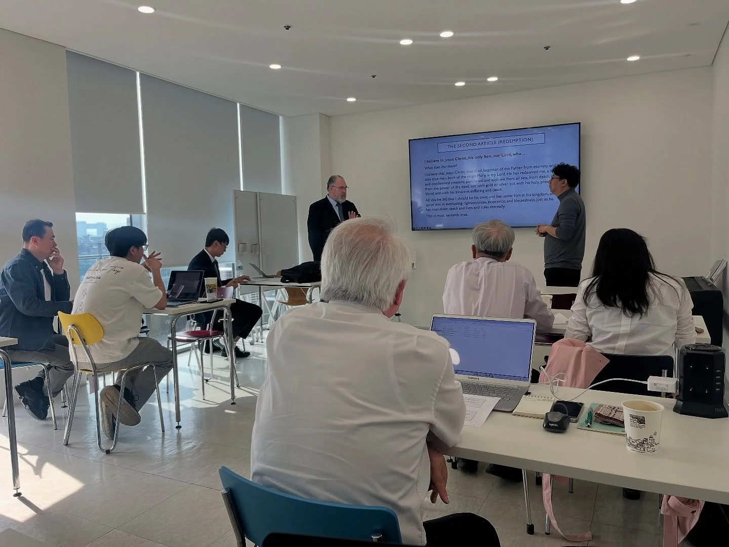 Thank you for joining us for our class on Luther&rsquo;s Small Catechism! 
Special thanks to Guy Marquardt and Dan Kingsbury for leading! May God bless your ministry in Thailand~ 
@asialutheranseminary @elslutherans @welslutherans