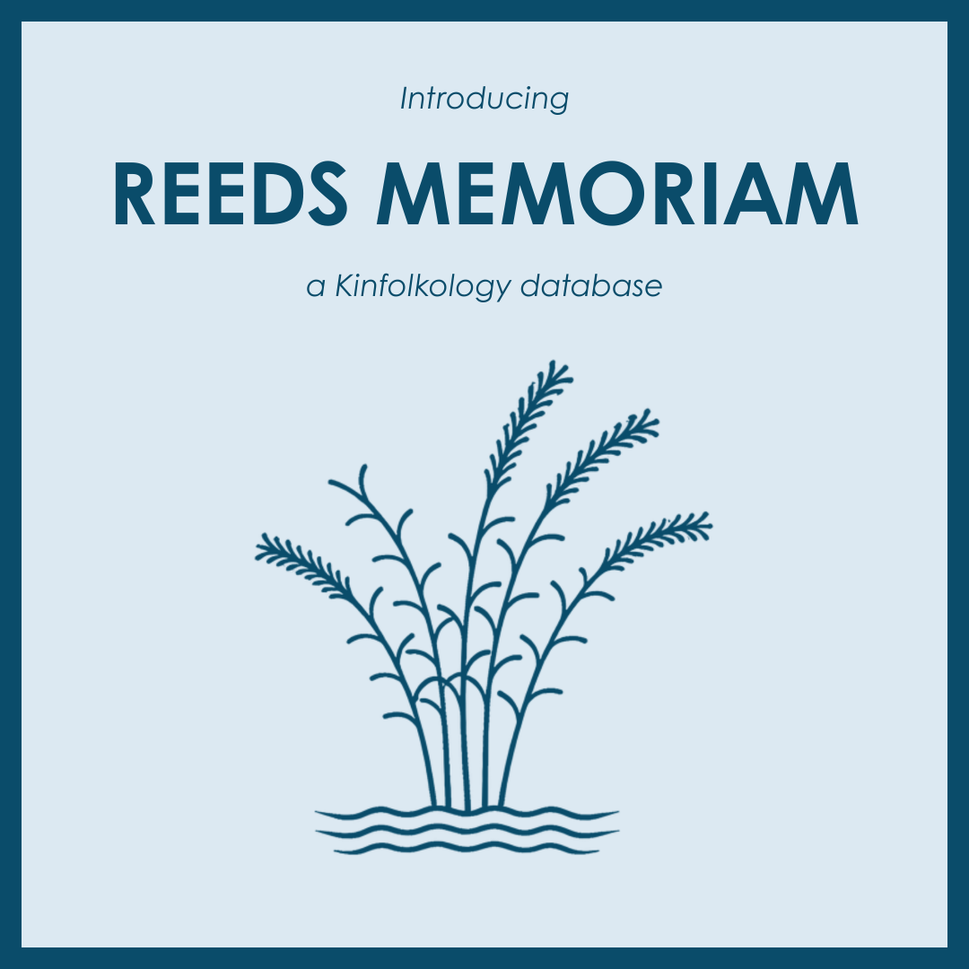 Just launched @ Kinfolkology: Reeds Memoriam