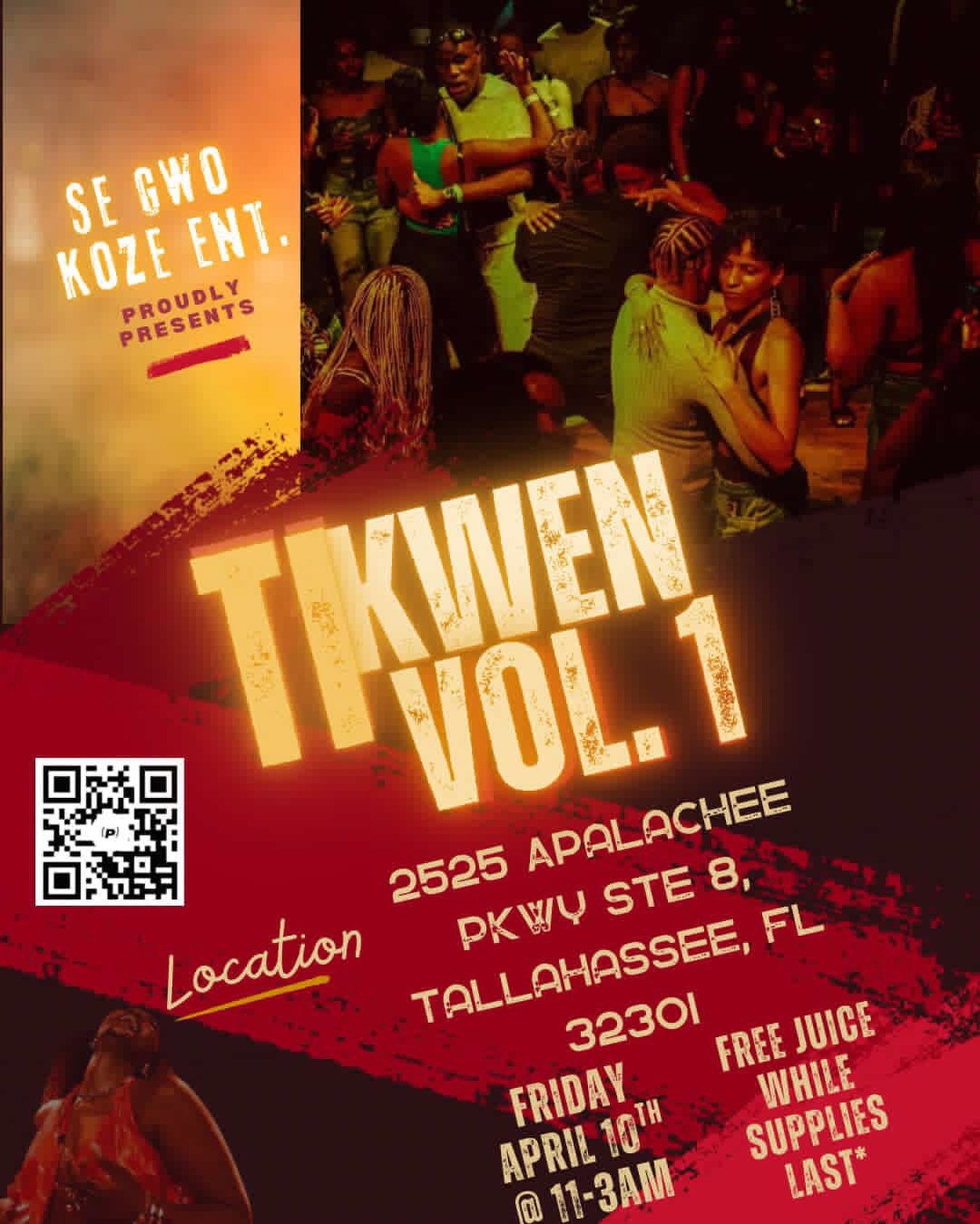 Spring&rsquo;s hottest night is here 🇭🇹🔥
Come party with us the Haitian way &mdash; ALL NIGHT LONG.
We starting smooth with Kompa&hellip; then turning up with Soca, Dancehall &amp; Afrobeats.
No sleep. Just vibes. 🌴

Get your tickets now LINK IN 