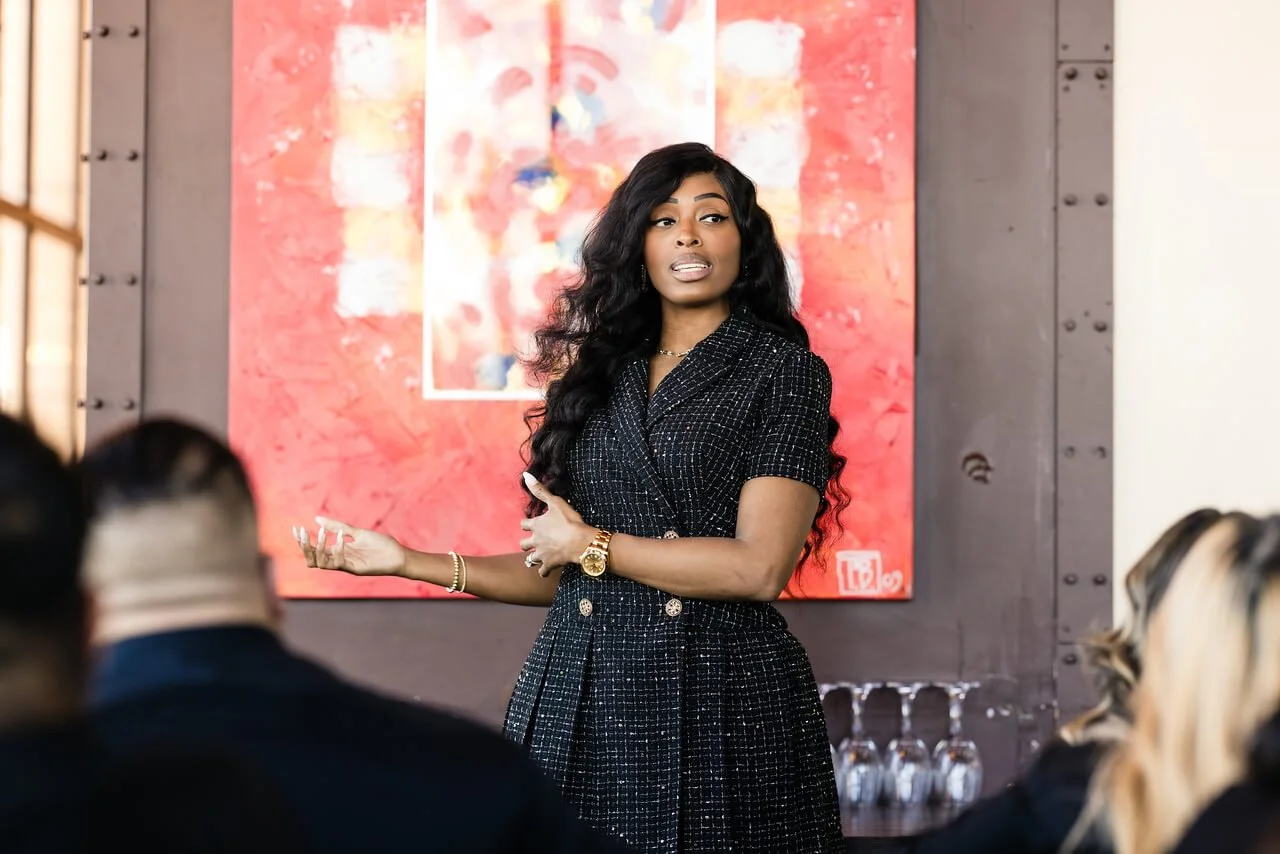 Las Vegas Based HR Consultant Jessica D. Winder Speaking at an HR Event