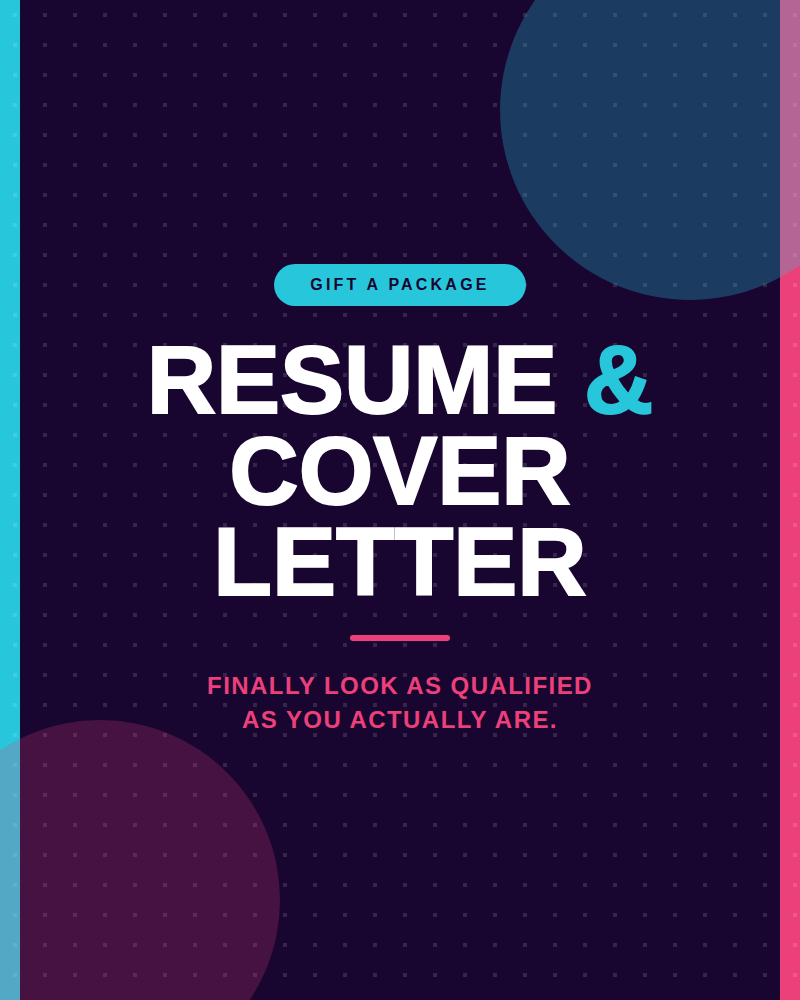Resume & Cover Letter Gift Card