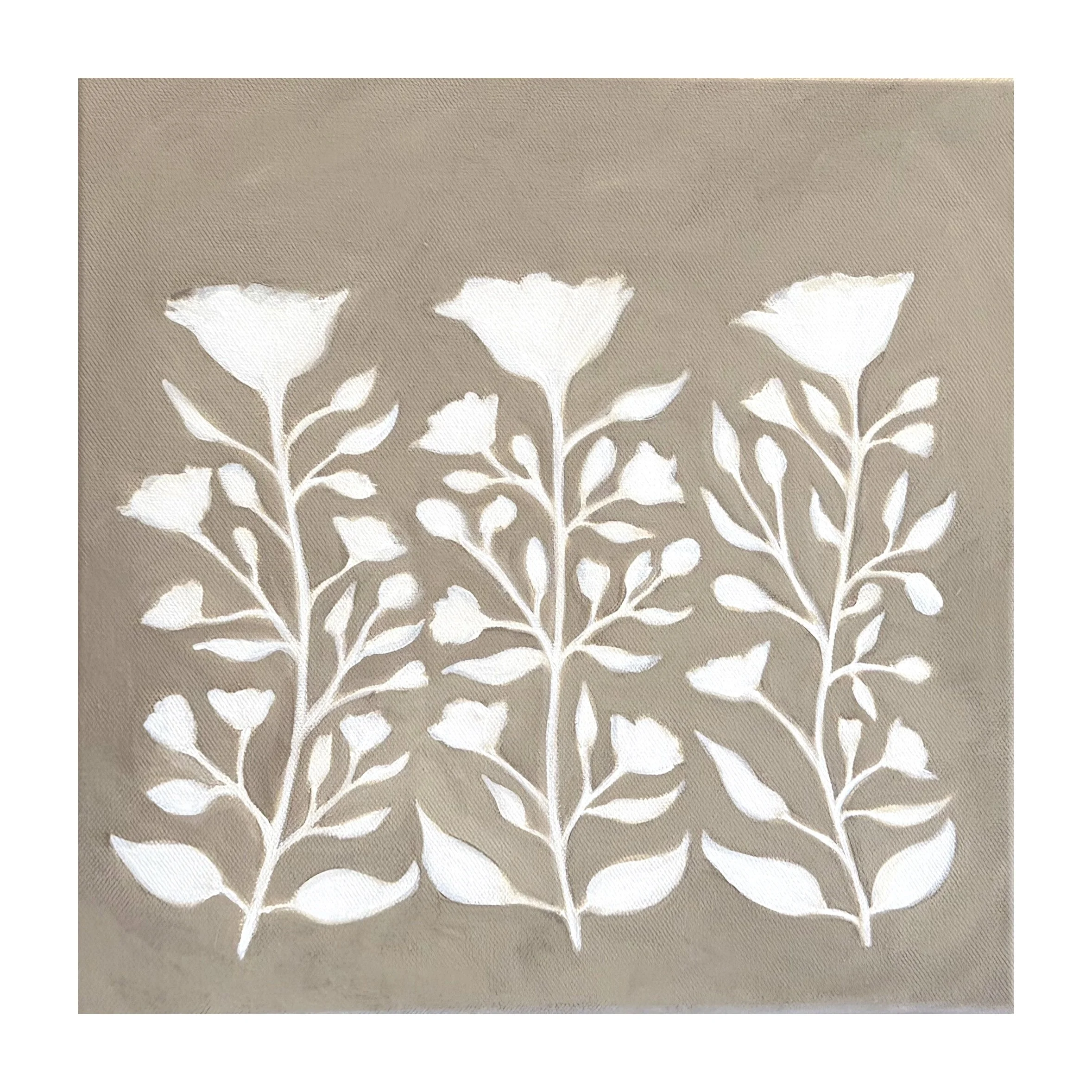 Taupe Florals
