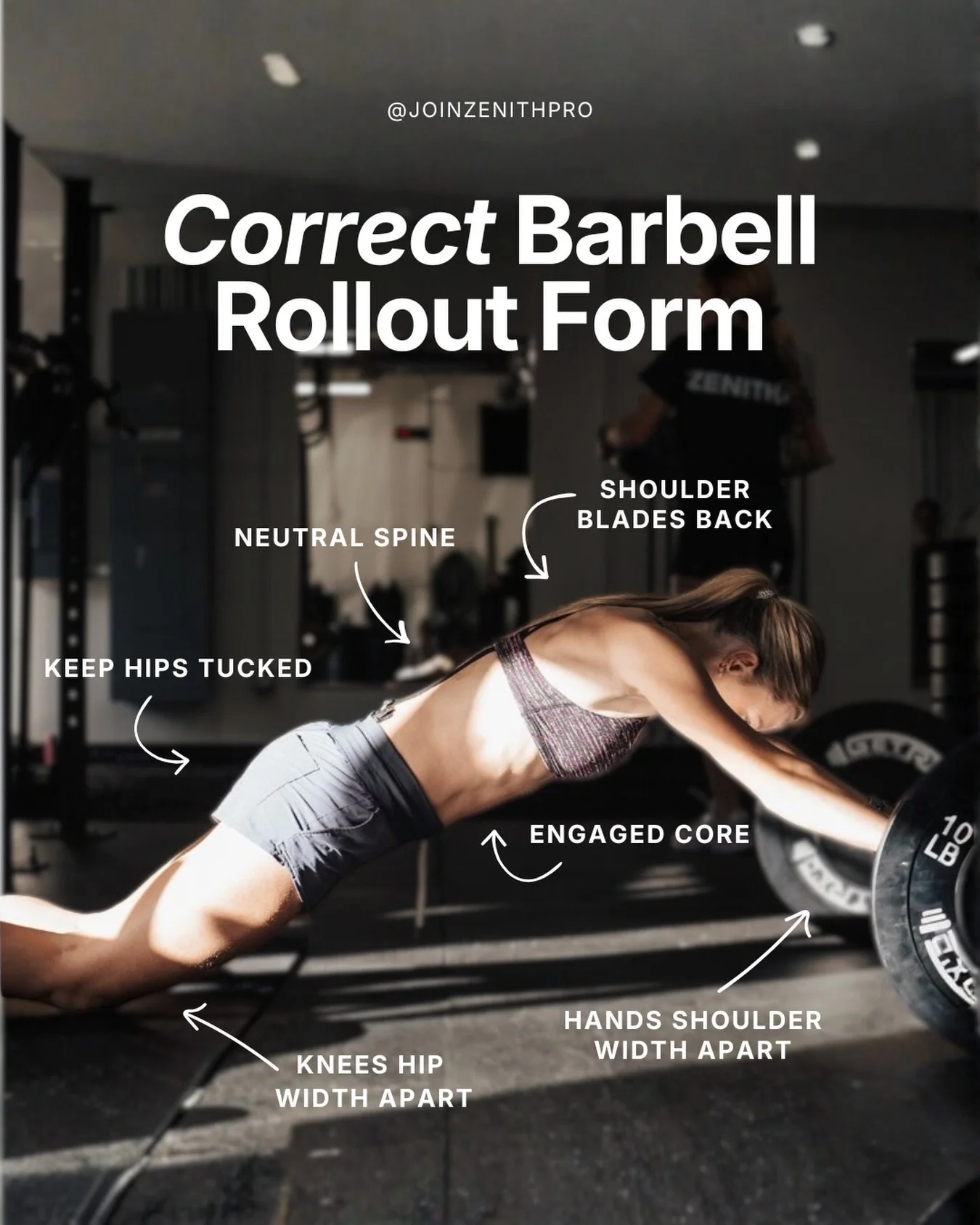 Barbell rollouts should target your core, not your lower back.

A few small adjustments can completely change how this movement feels (AND how effective it is)

Dial in your form, lock in your core, and feel the difference instantly 🔥

#SportRecover