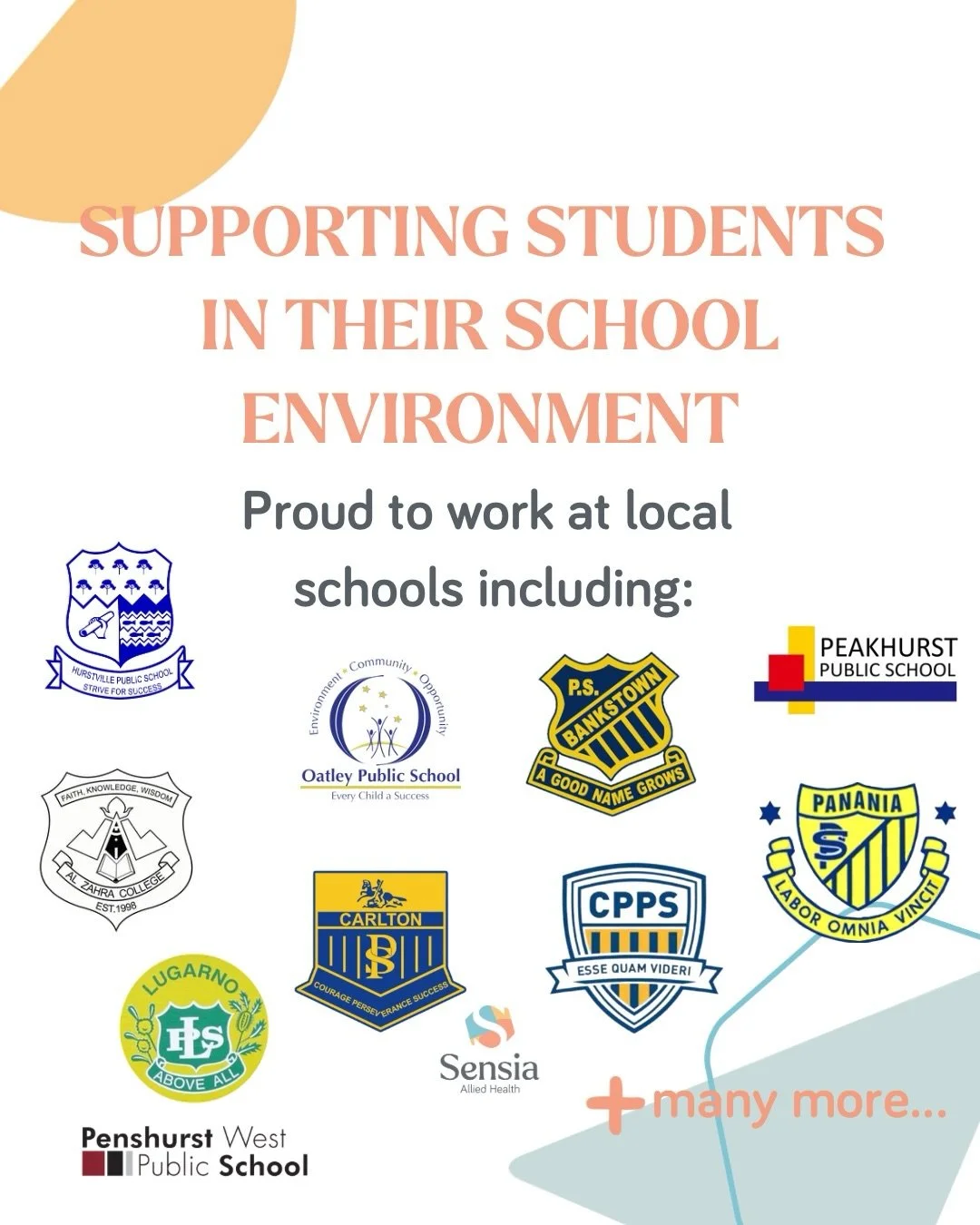 Proud to be supporting our local community beyond the clinic walls.

We are so proud to be partnering with local schools, preschools, and daycare centres to help educators feel more confident, trained, and equipped in supporting every child to thrive