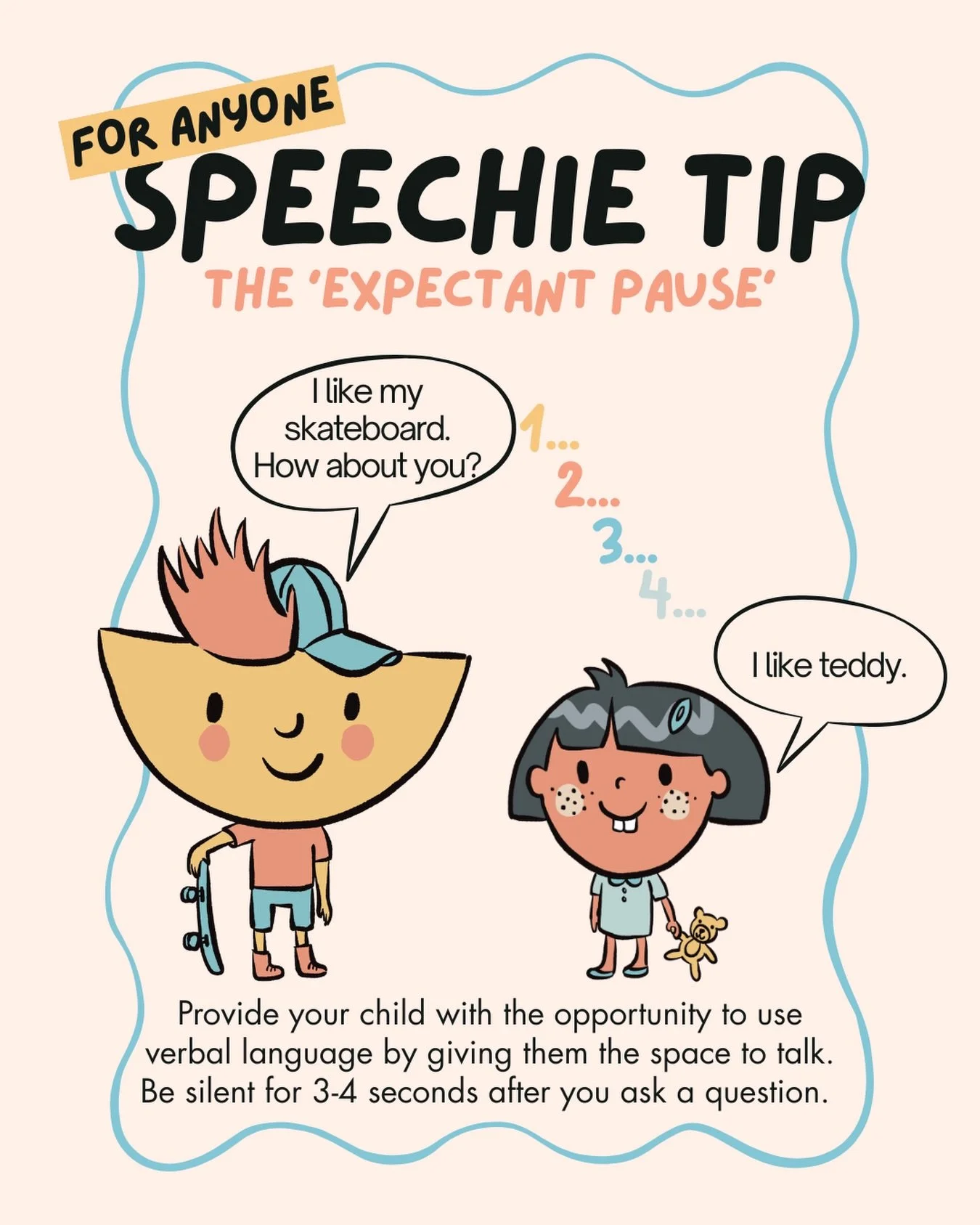 Sometimes the most powerful thing we can do is pause.

When we ask children a question, it&rsquo;s easy to jump in, repeat it, or answer for them&mdash;but giving them a few extra seconds can make all the difference. That short &ldquo;expectant pause