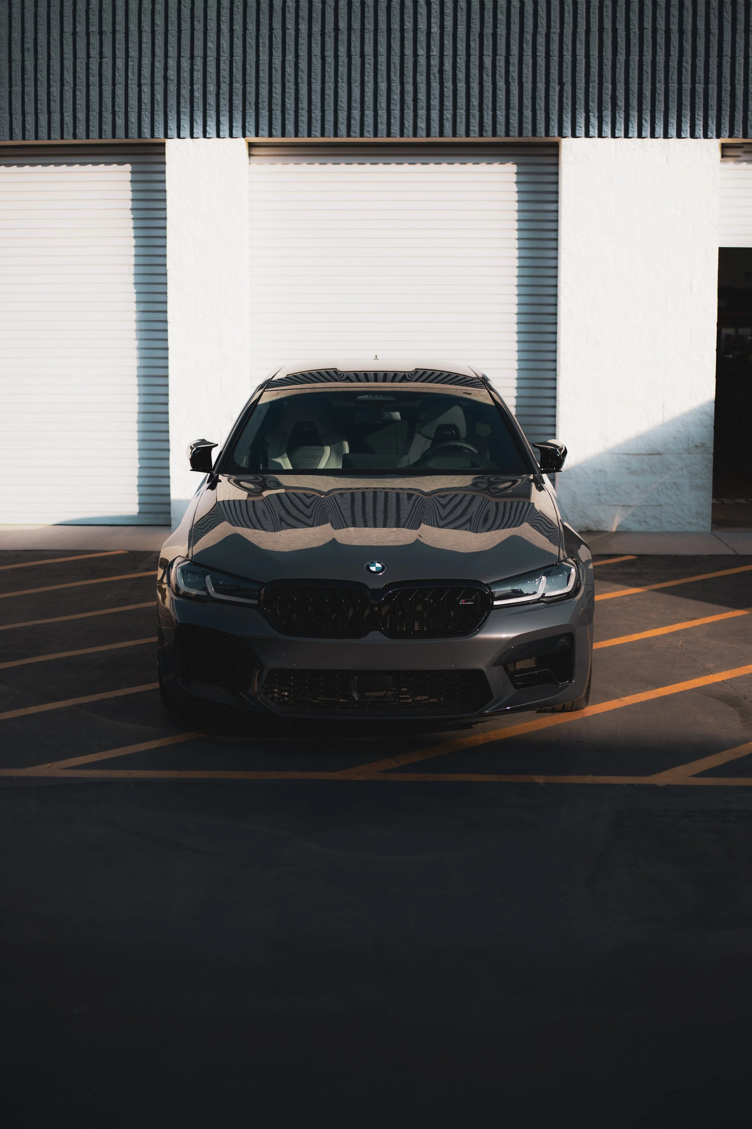 Black BMW with a full body PPF ( paint protection film ) Install