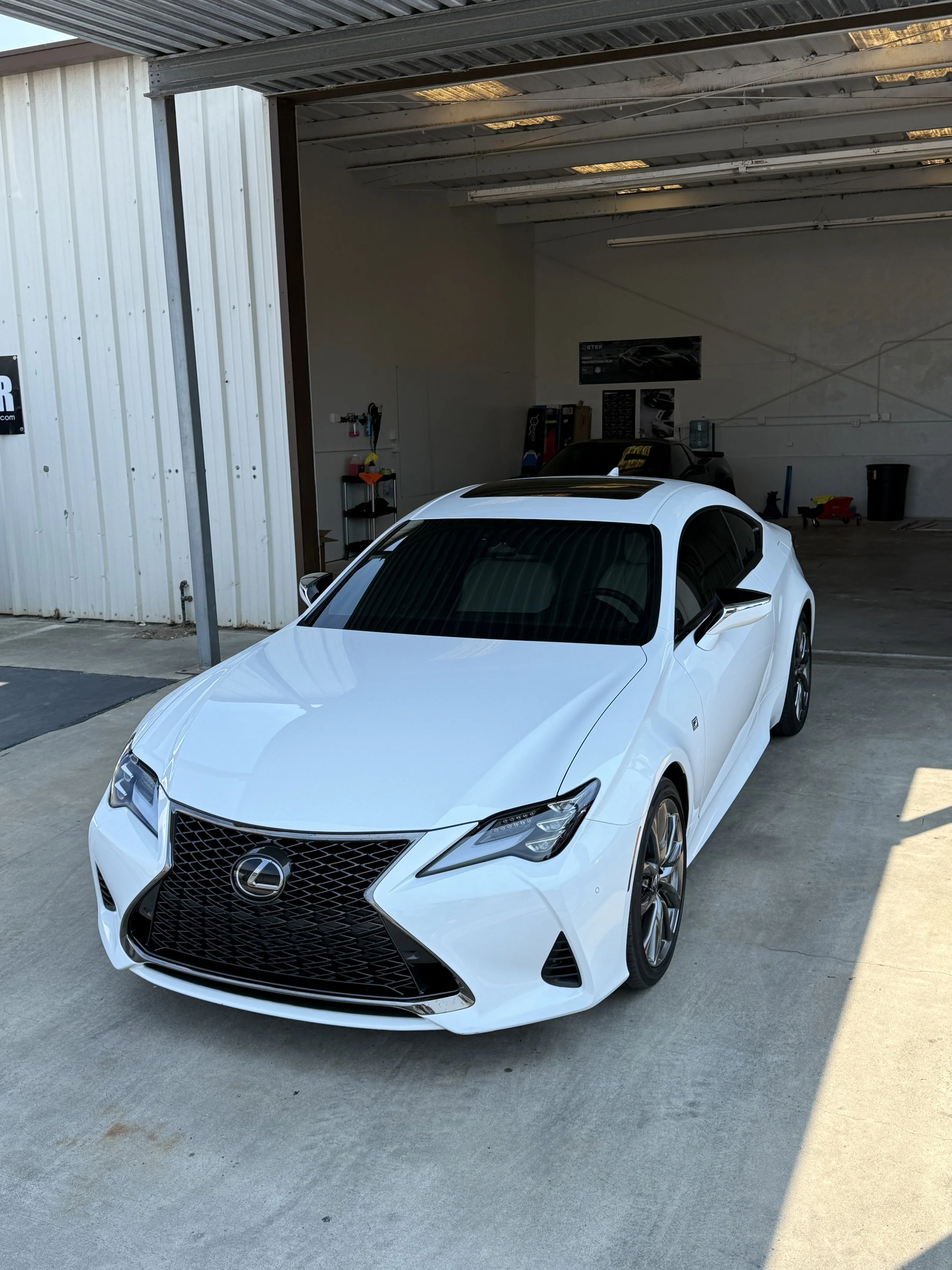 Lexus with full body paint protection film