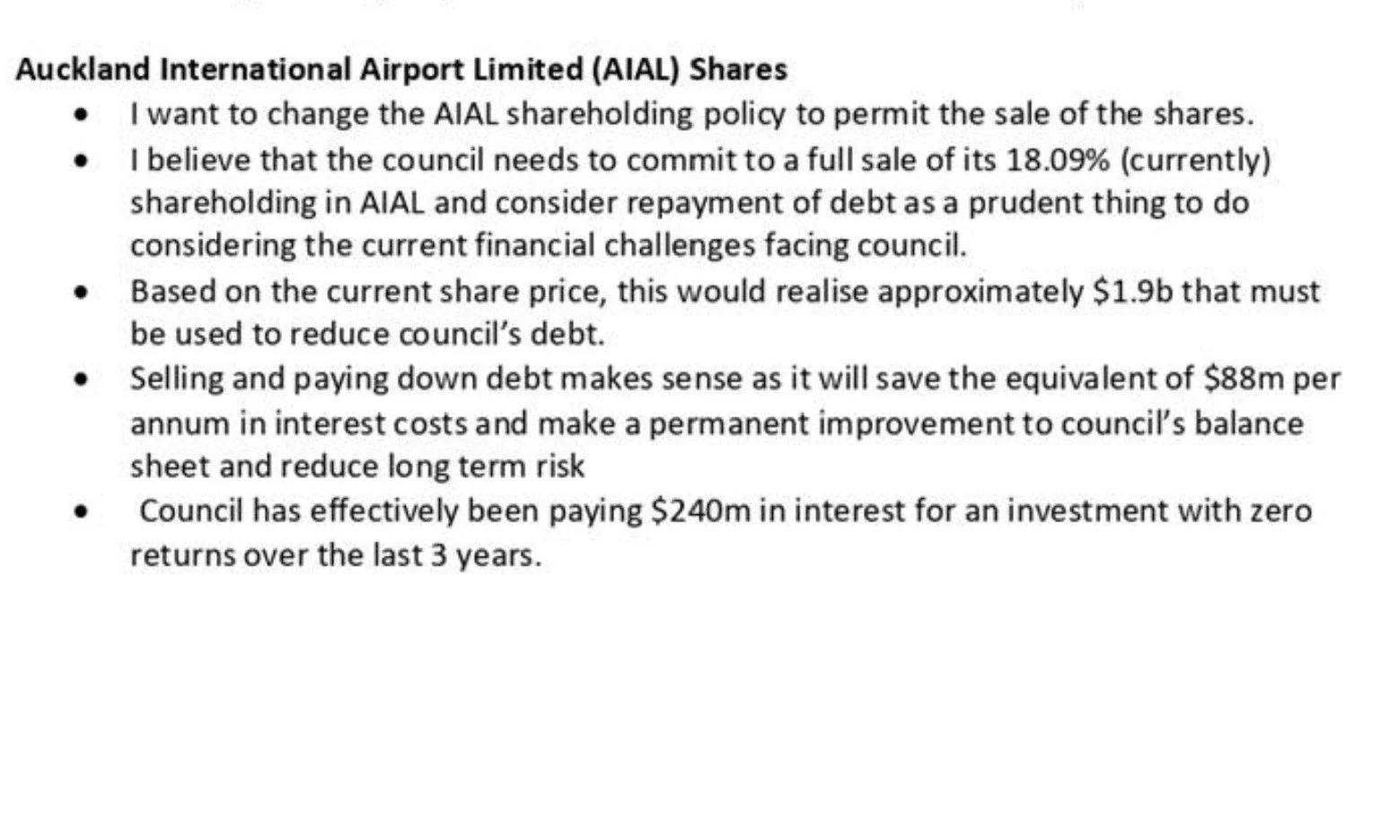 Why selling Auckland Airport shares is a silly thing to do