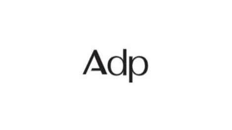 Text displaying the word 'Adp' on a white background.