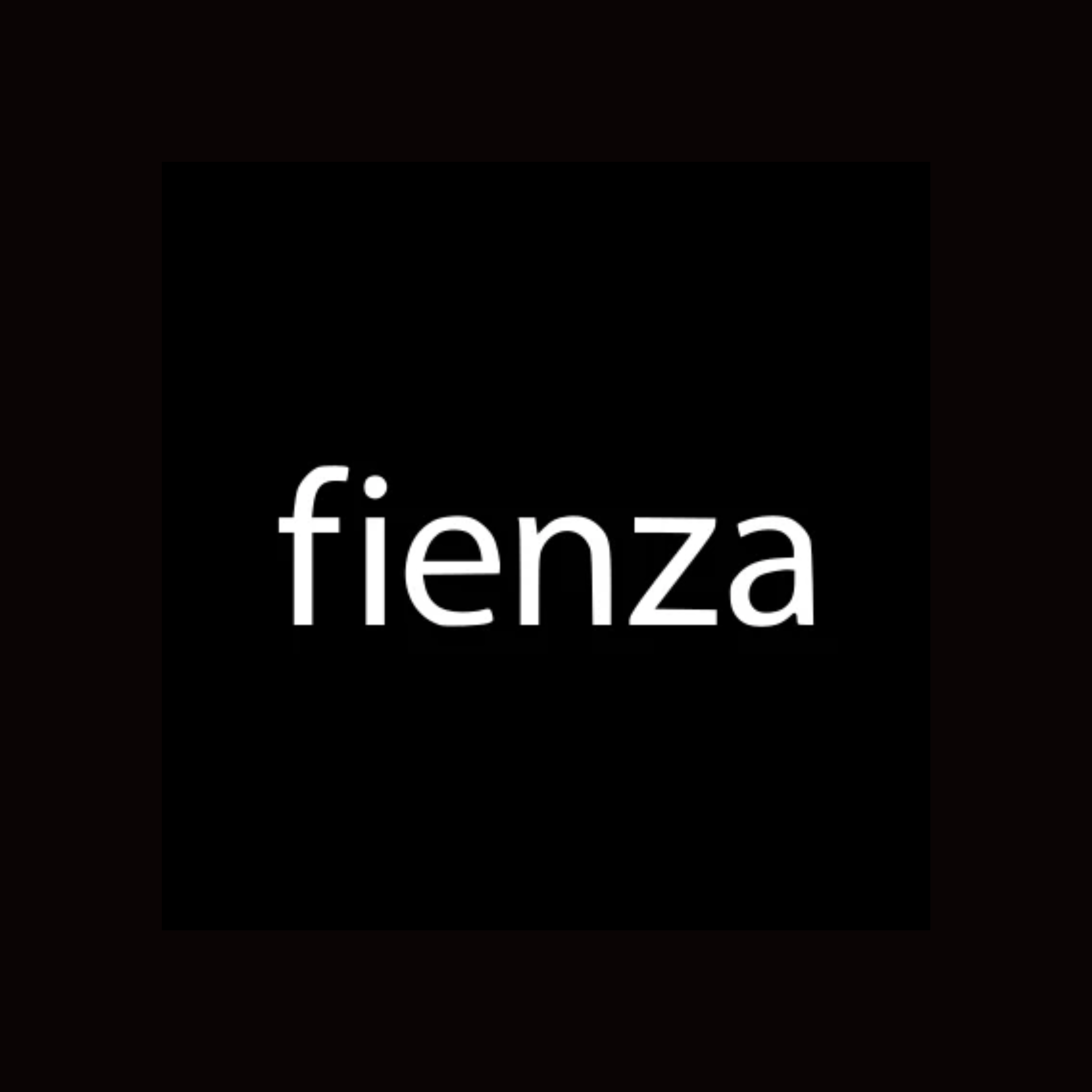 Black square with the word 'fierza' written in white lowercase letters in the center.