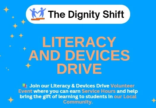 March Literacy and Devices Drive Volunteering Event 2026 💙