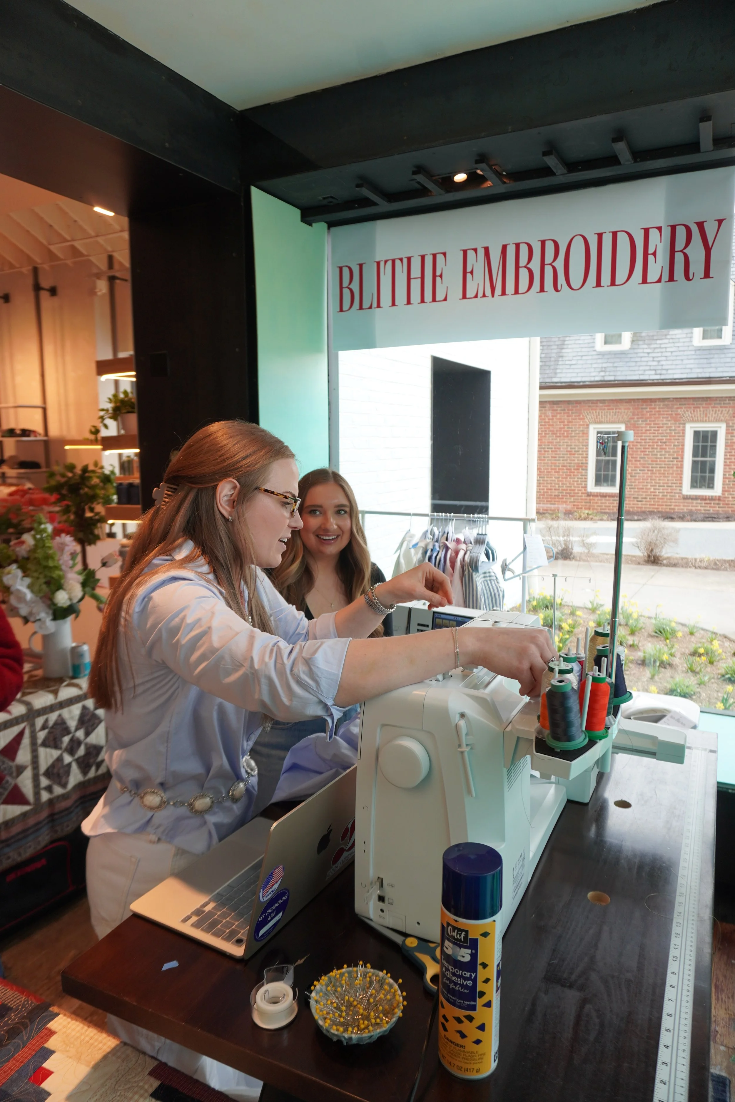 Blithe Embroidery Pop-Up Event @ Anthropologie