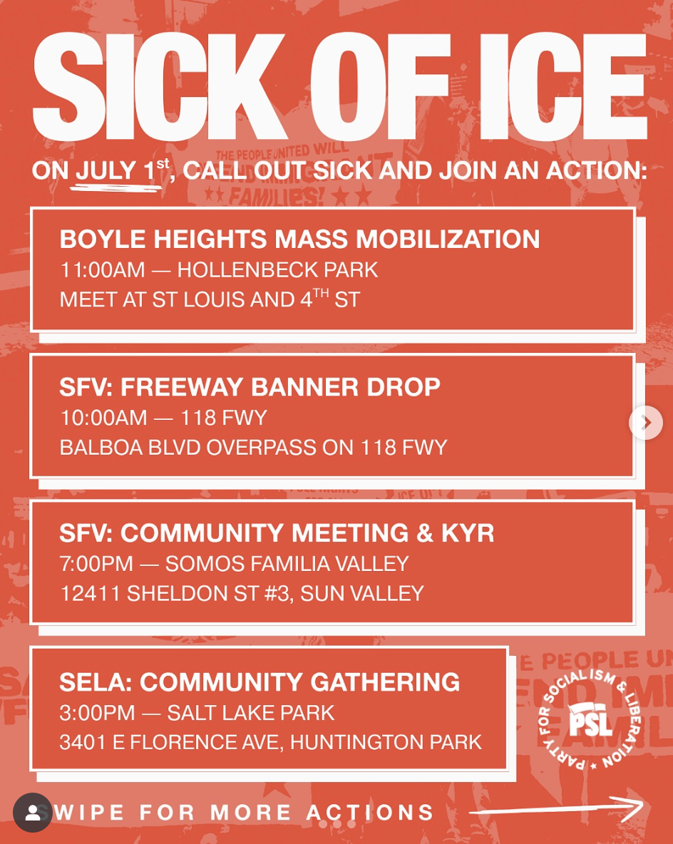Los Angeles, CA: Banner Drop