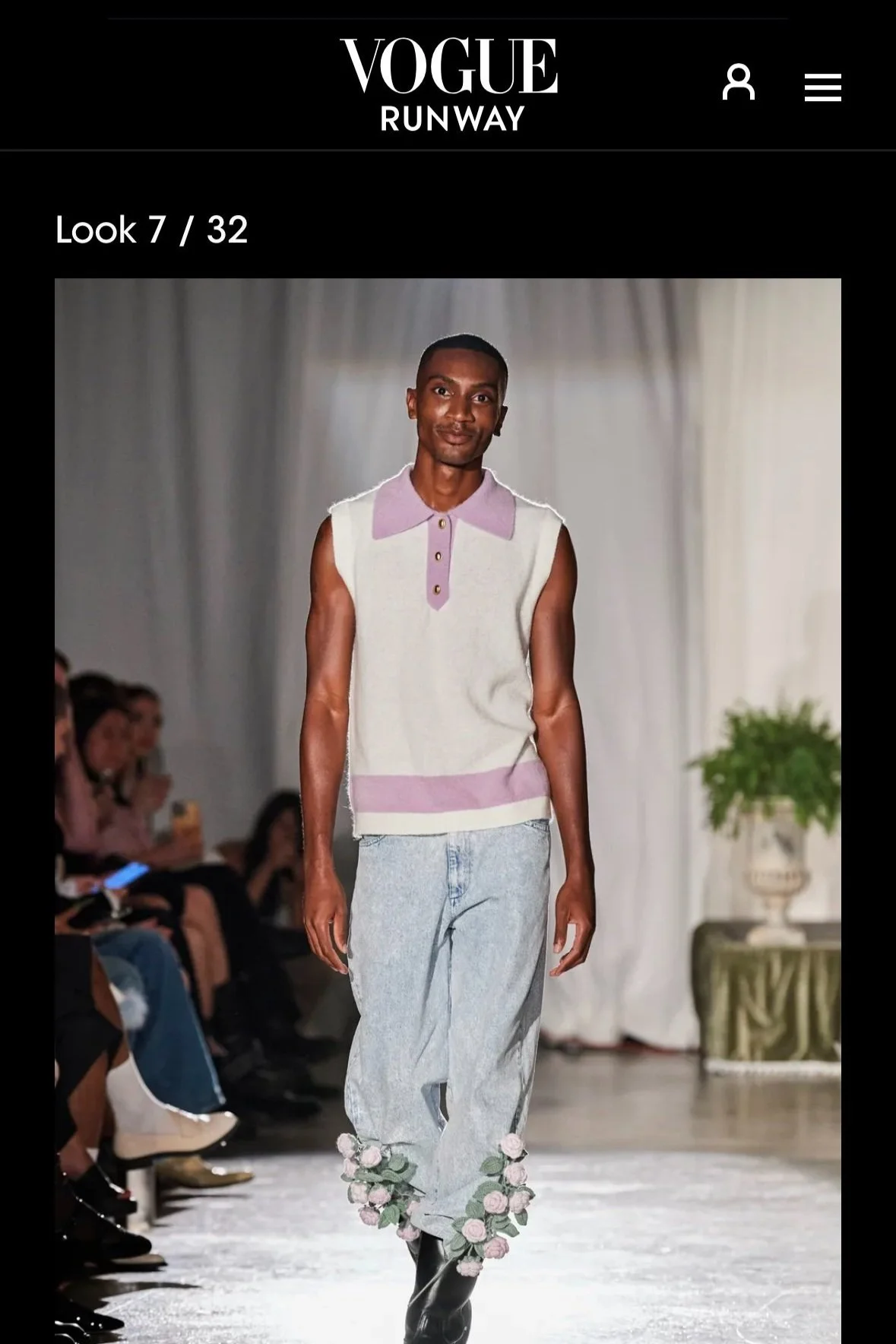 high-fashion runway makeup