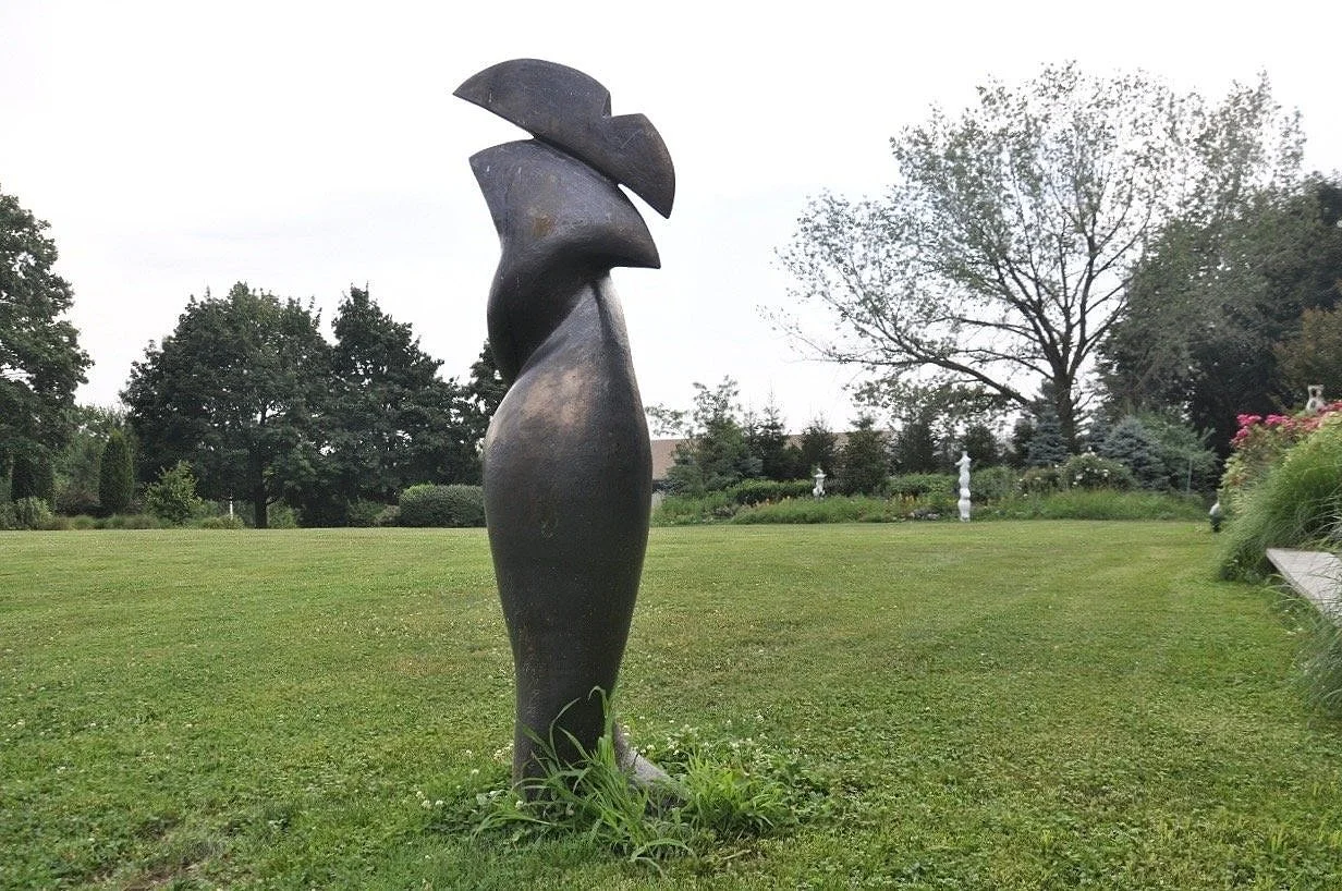 Wenzhi Zhang sculpture garden at Queenborough Community College