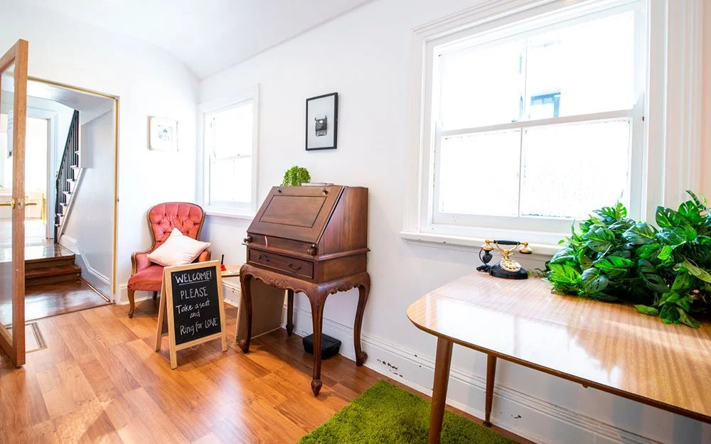 Entrance to Bustle Studios