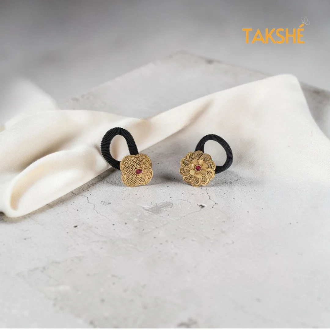 Pair of Designer Hair Ties