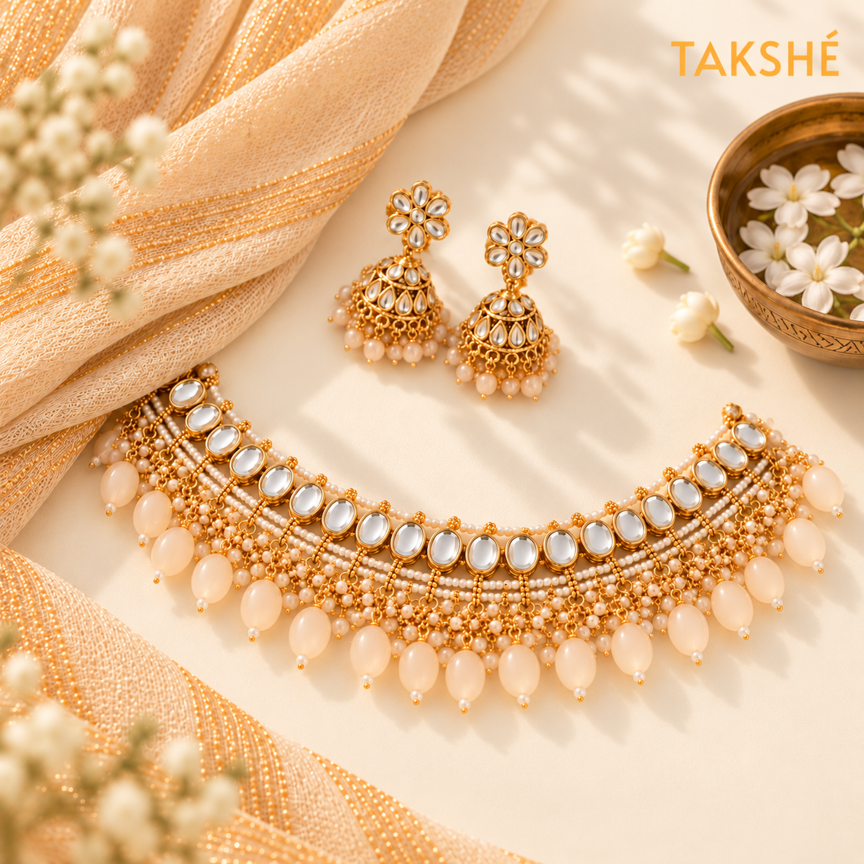 Takshé Pearl Kundan Jewellery Set.png