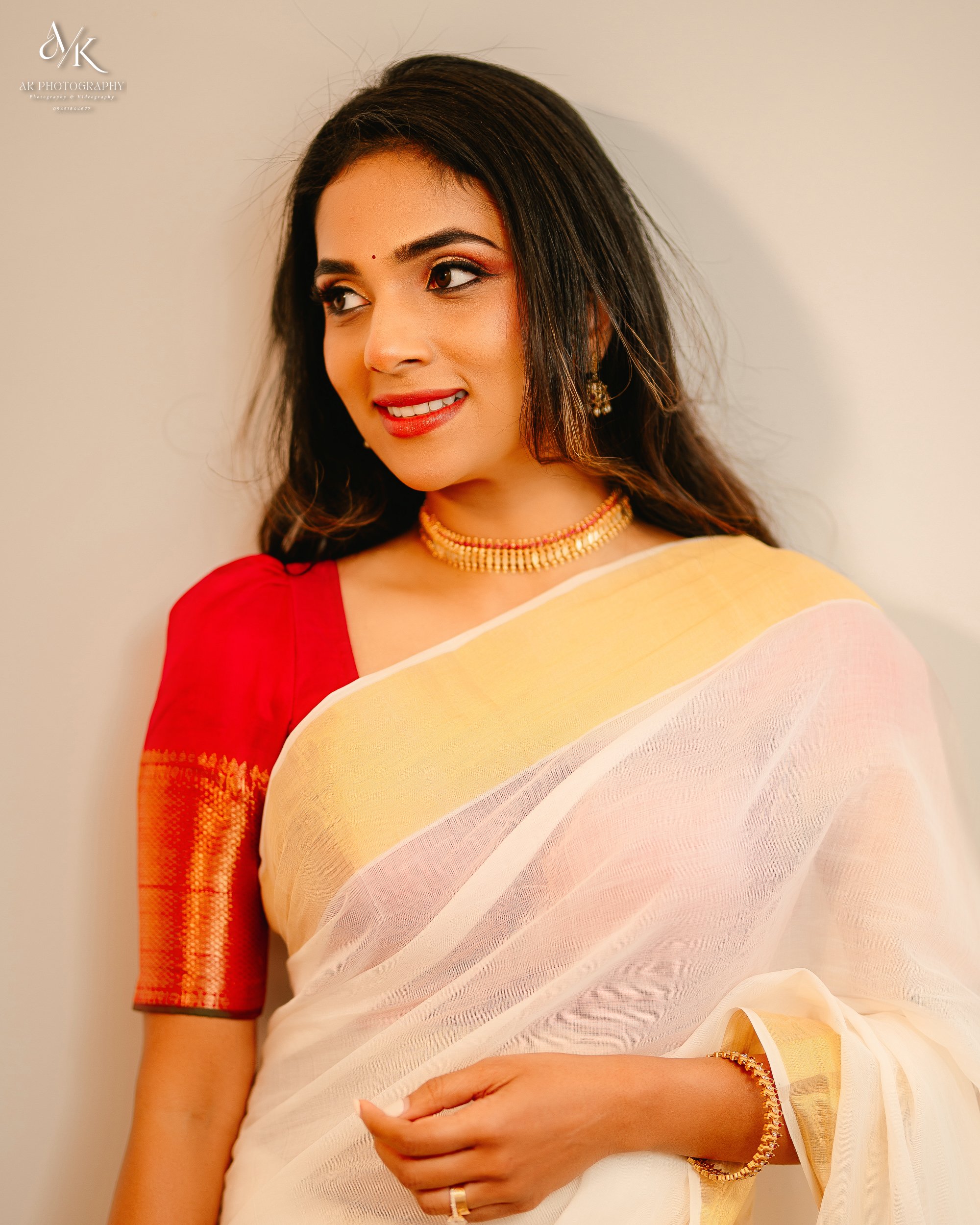 Ruby Stone Elakkathali Choker Necklace