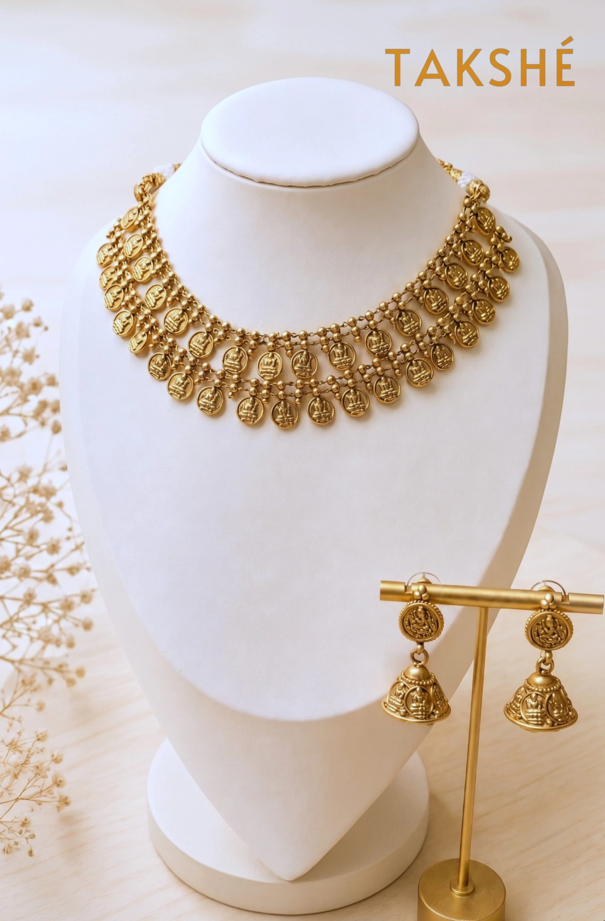 Kasi double layer Coin Necklace