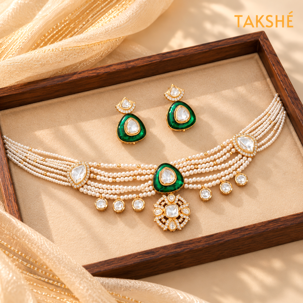 Luxe Green Kundan Bridal Set.png