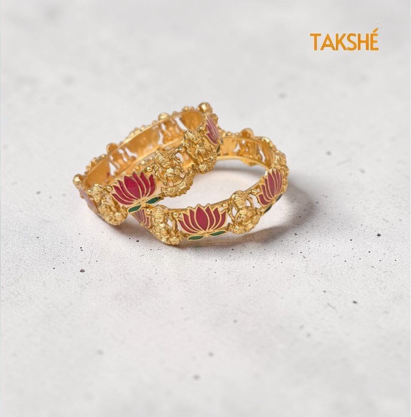 Lotus Lakshmi Bangle