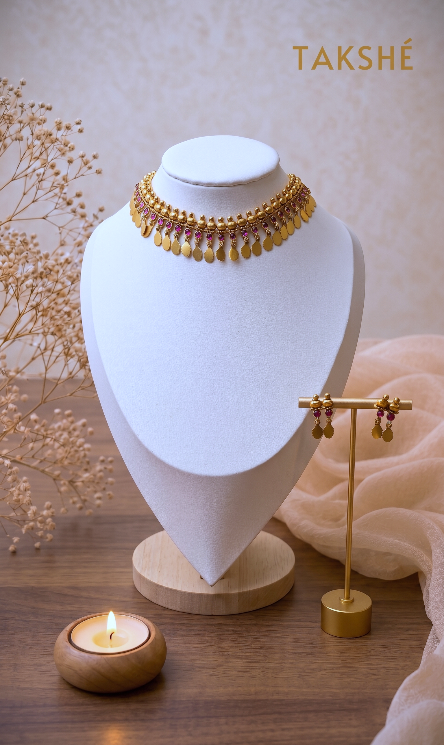 Antique Elakkathali Choker Set