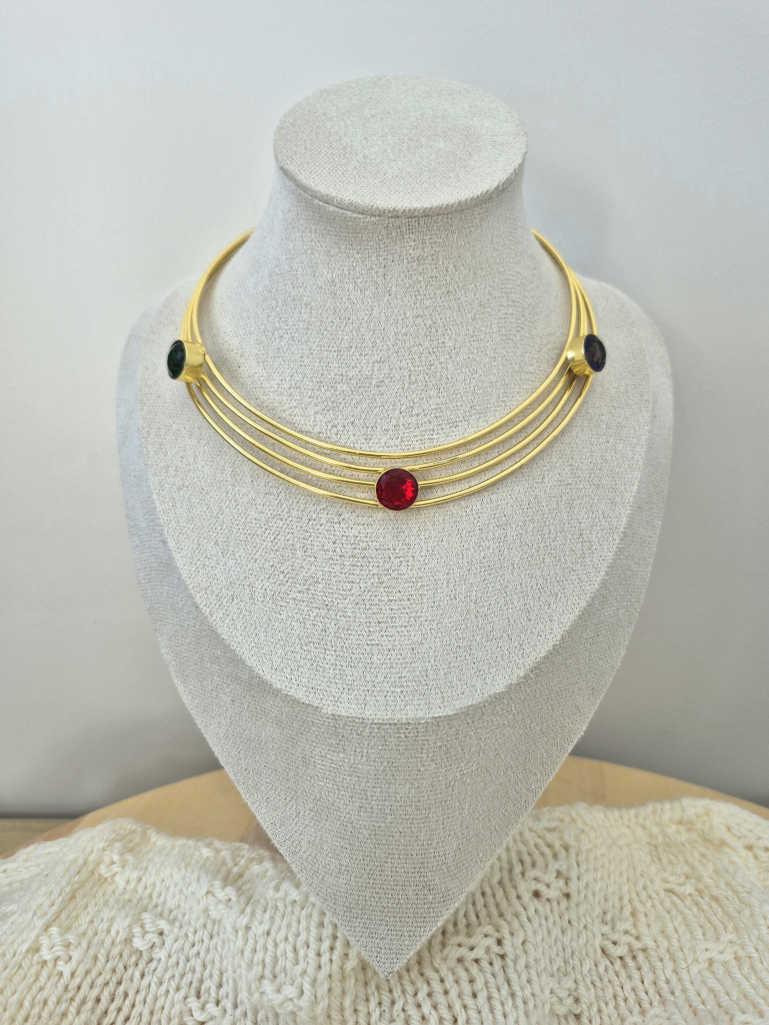 Gaze four-layer Neck Cuff