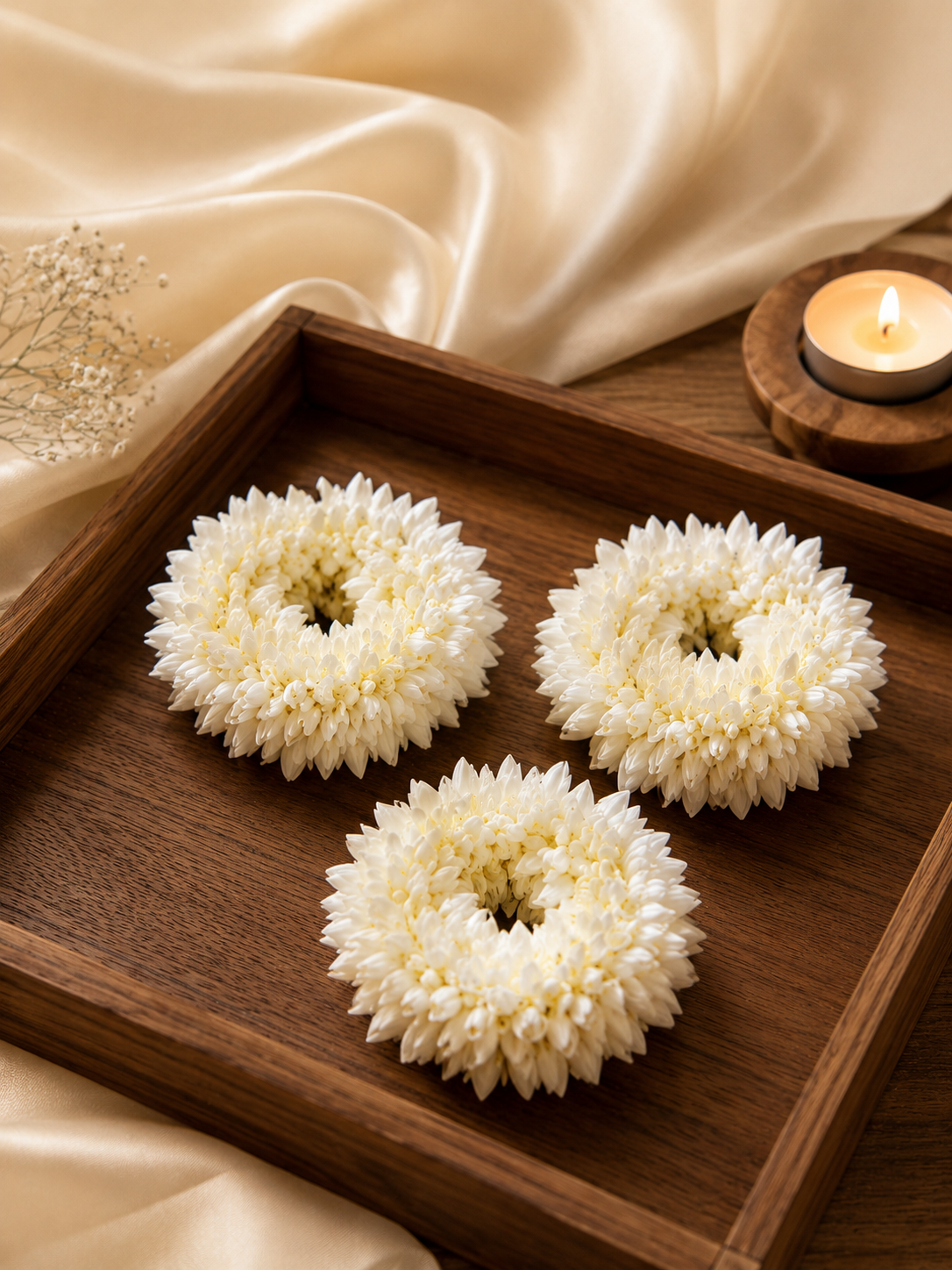 Scented Jasmine Scrunchies
